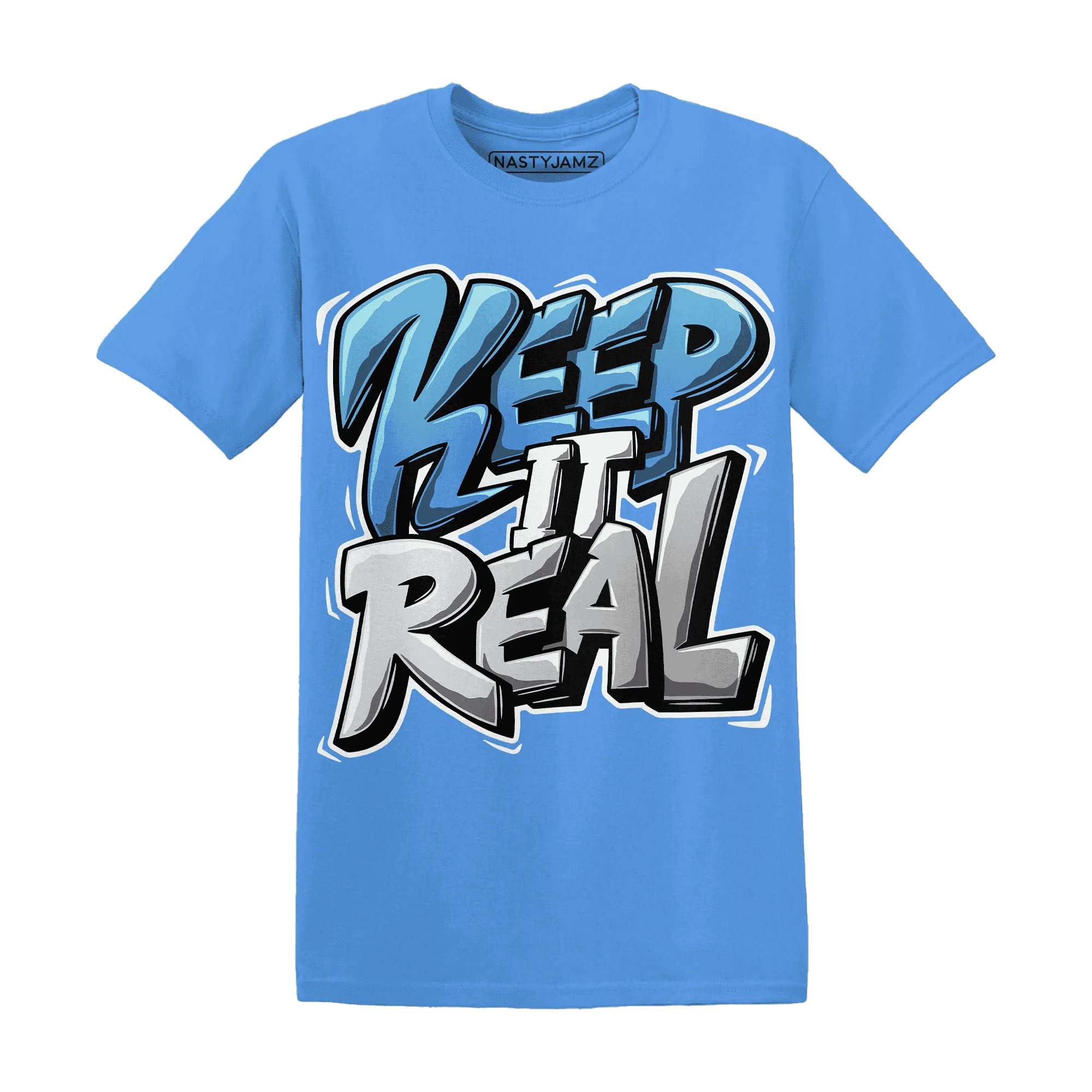 Carolina-Blue-Univercitii-17s-NastyJamz-T-Shirt-Match-Keep-Real