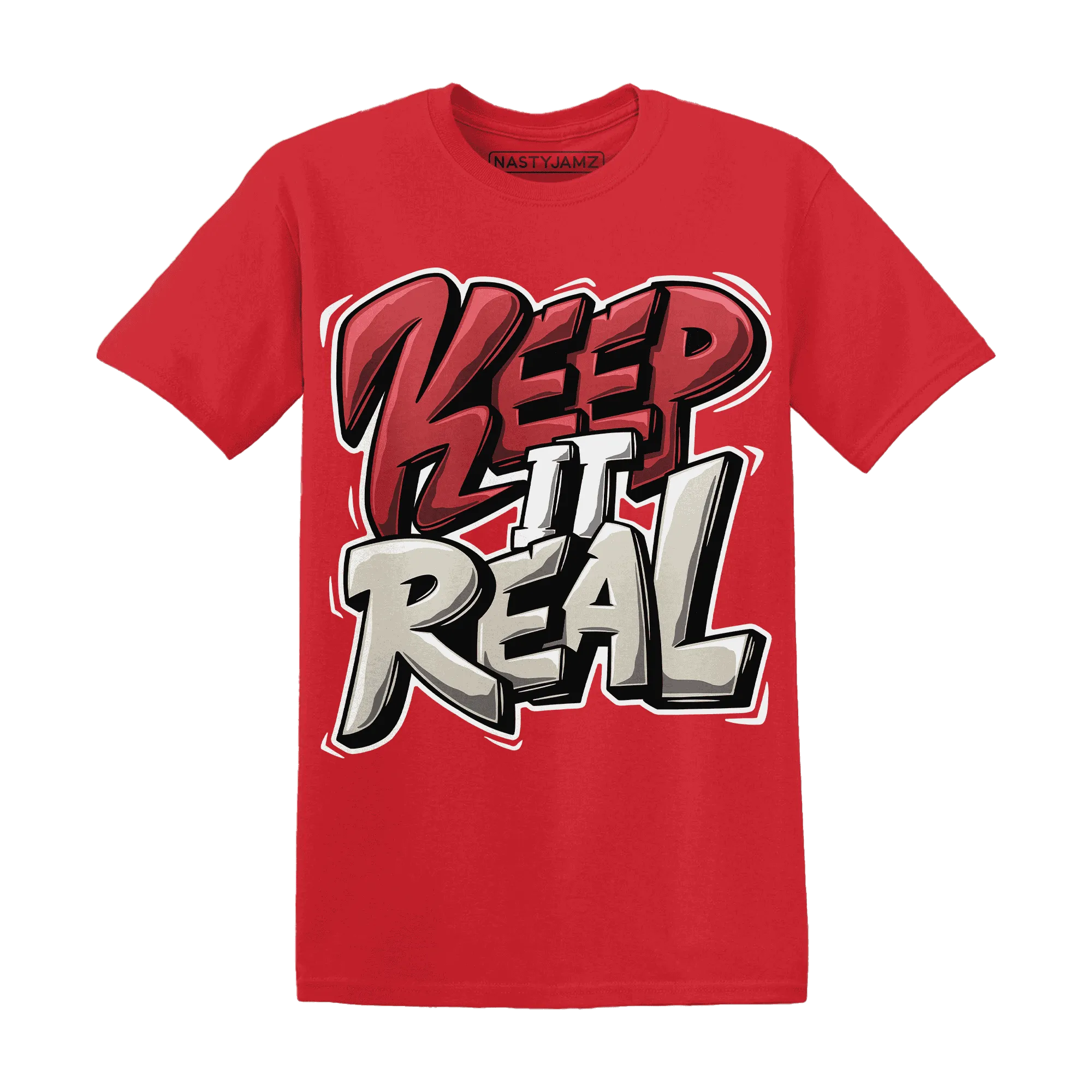 Black-Toe-Reimagined-Red-White-1s-T-Shirt-Match-Keep-Real