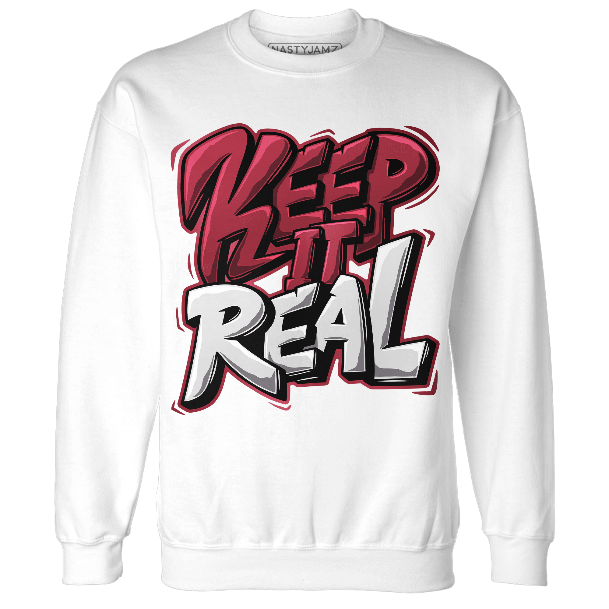 High 85 Metallic Burgundy 1s Sweatshirt Match Keep Real - NastyJamz
