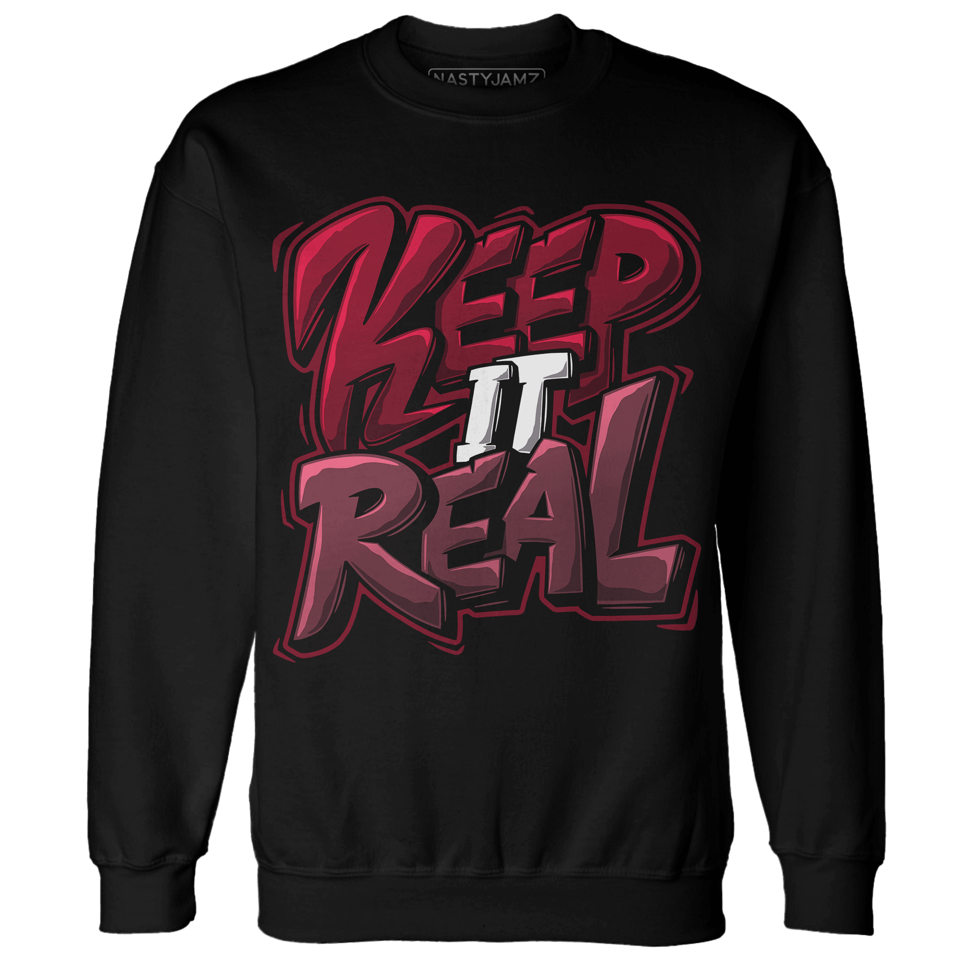 High White Team Red 1s Sweatshirt Match Keep Real - NastyJamz