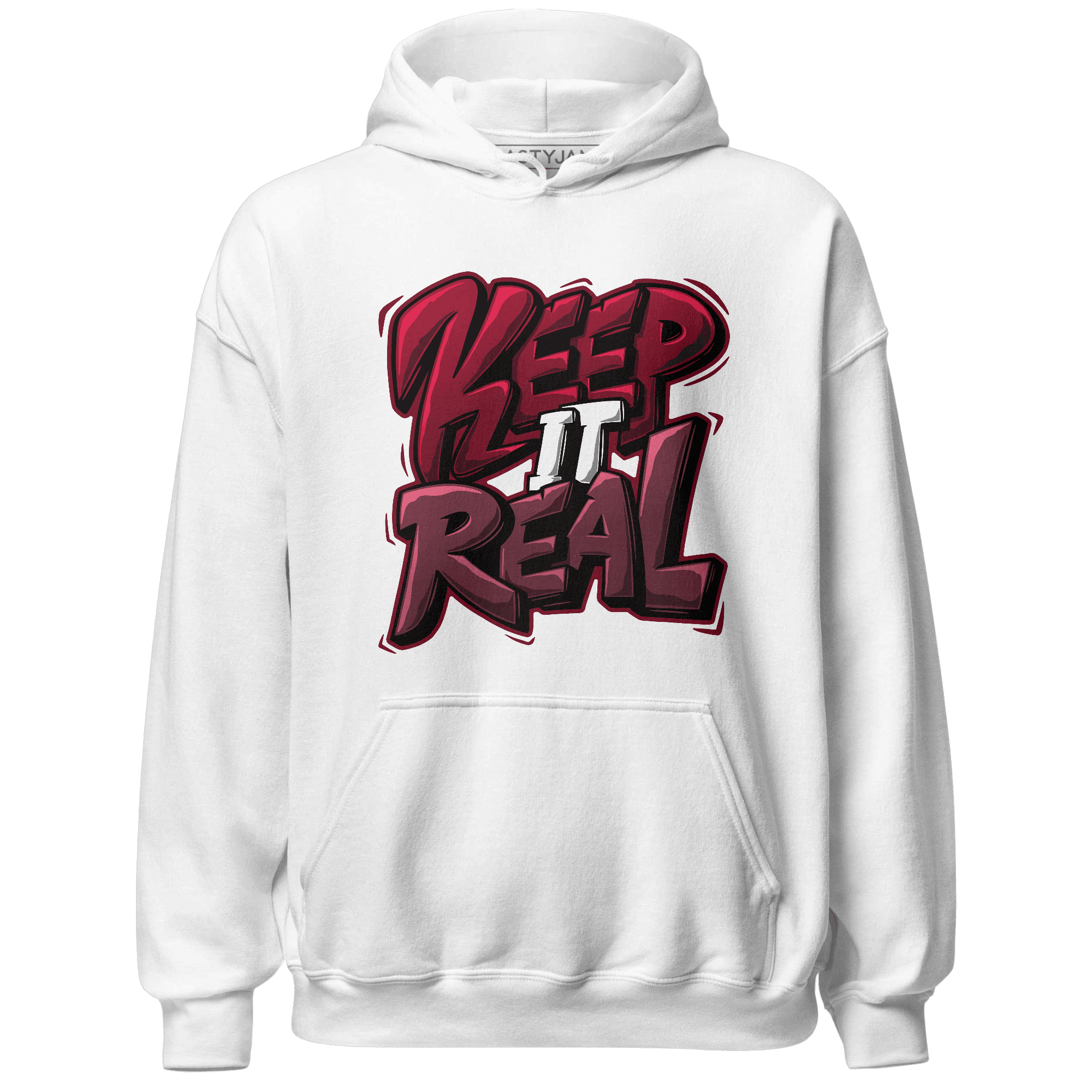 High White Team Red 1s Hoodie Match Keep Real - NastyJamz