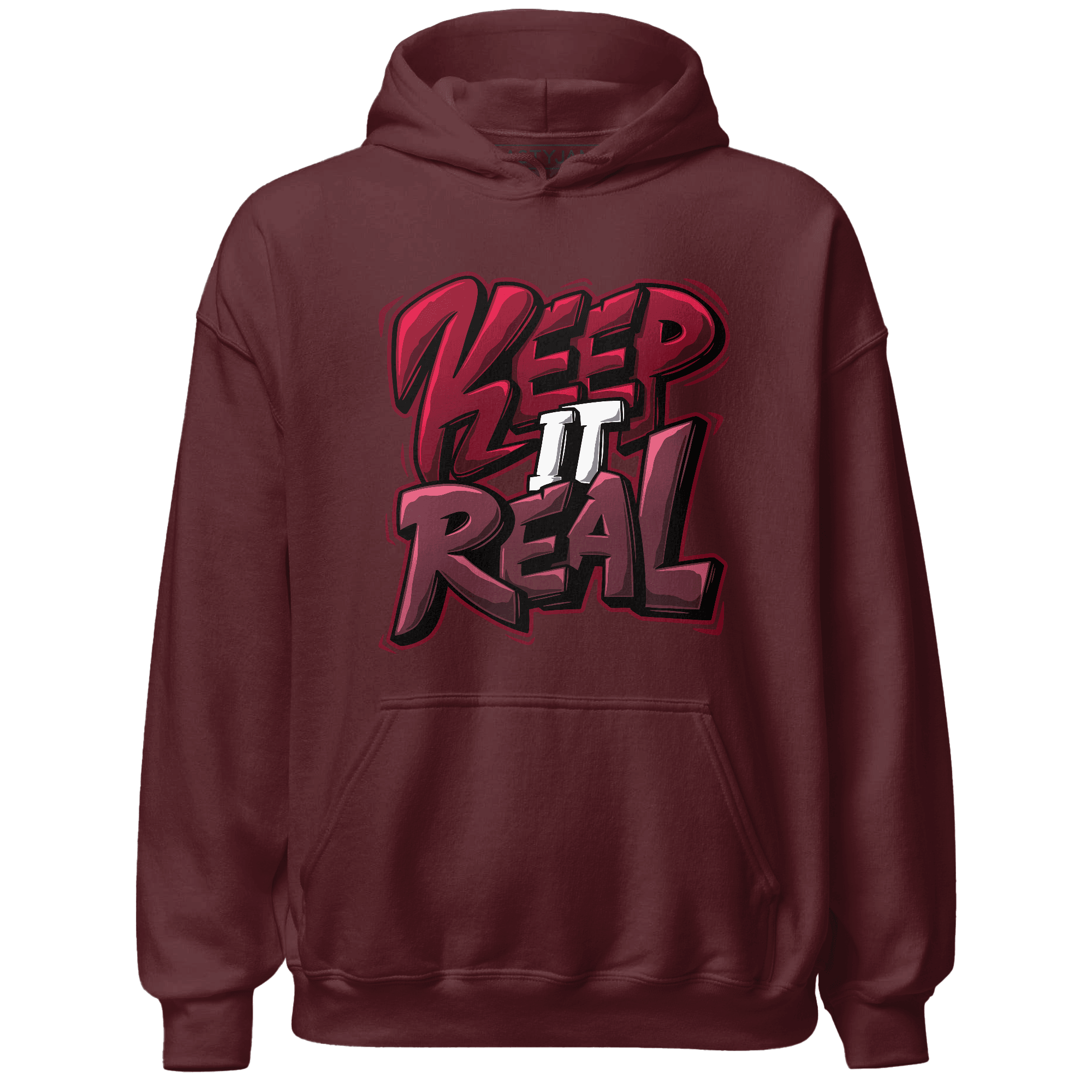 High White Team Red 1s Hoodie Match Keep Real - NastyJamz