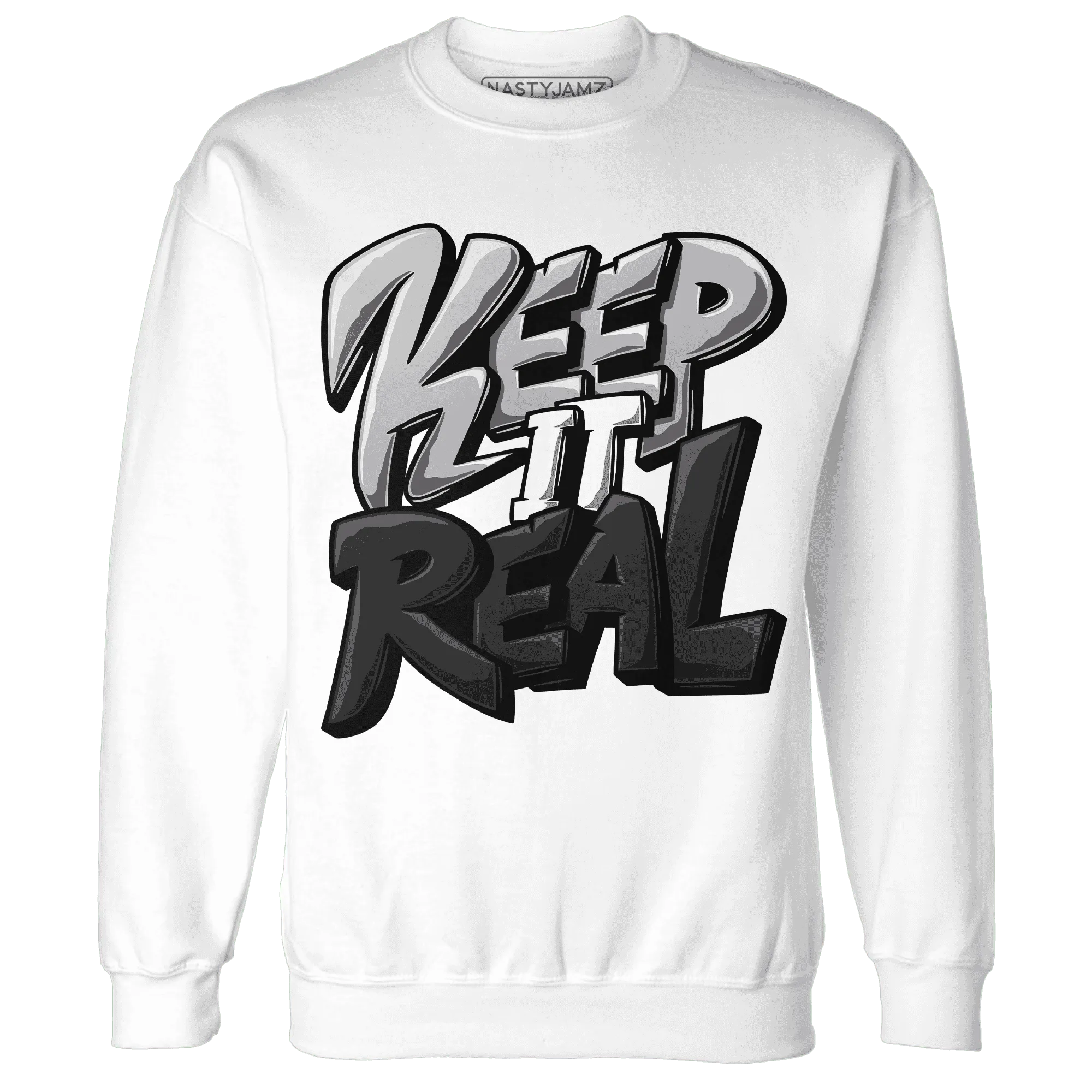 Wolf-Grey-1s-Sweatshirt-Match-Keep-Real