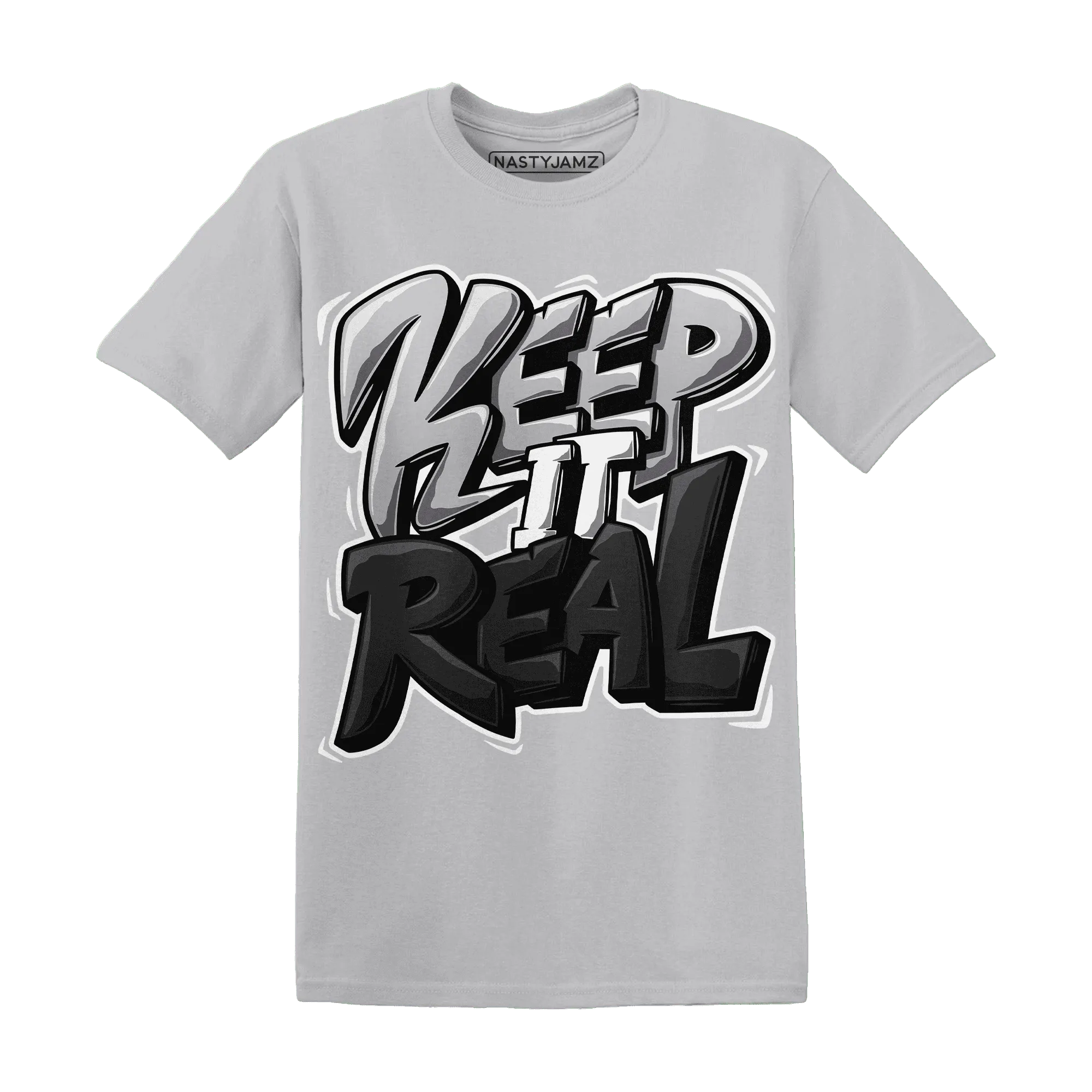 Wolf-Grey-1s-T-Shirt-Match-Keep-Real