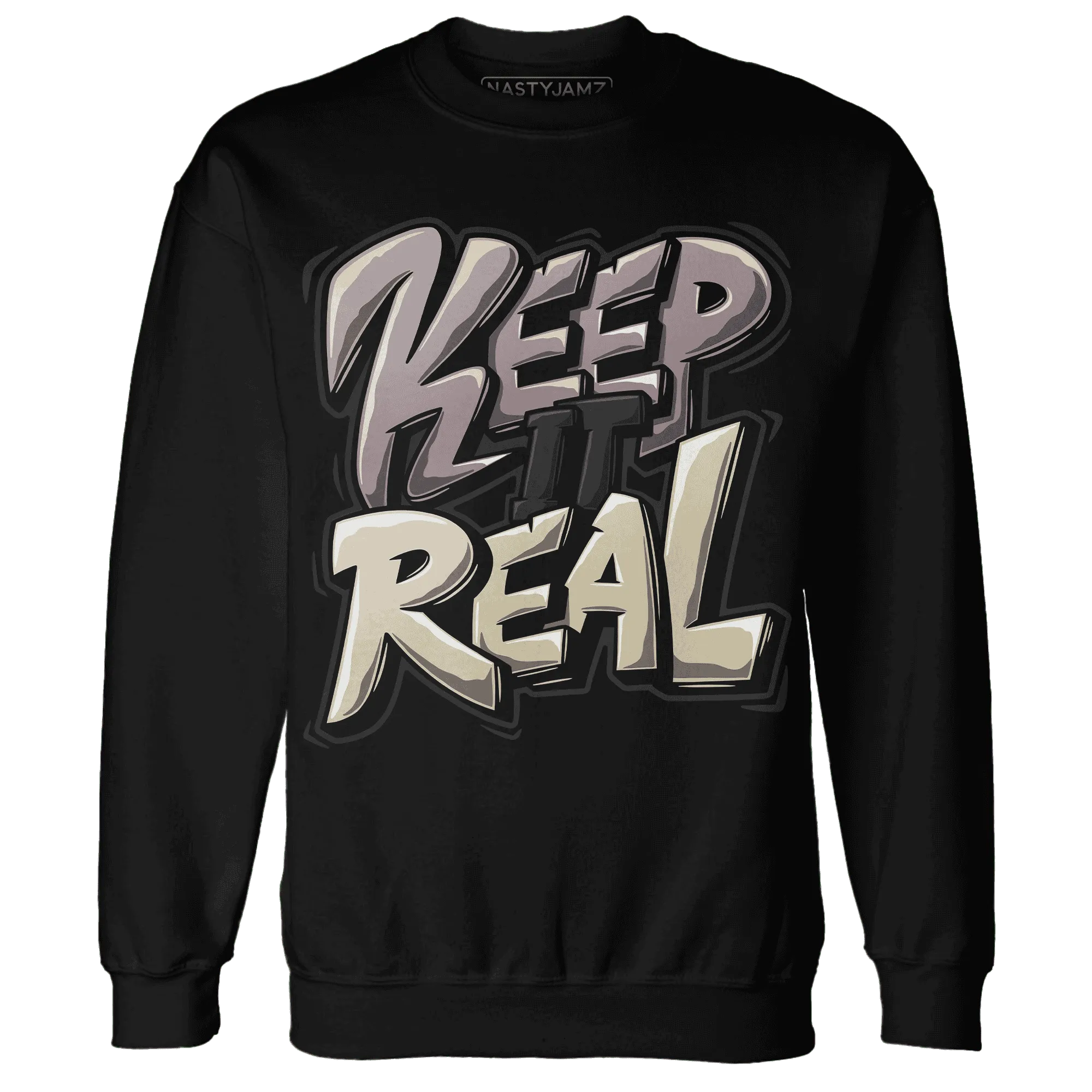 Black-Violet-Ore-3s-NastyJamz-Sweatshirt-Match-Keep-Real