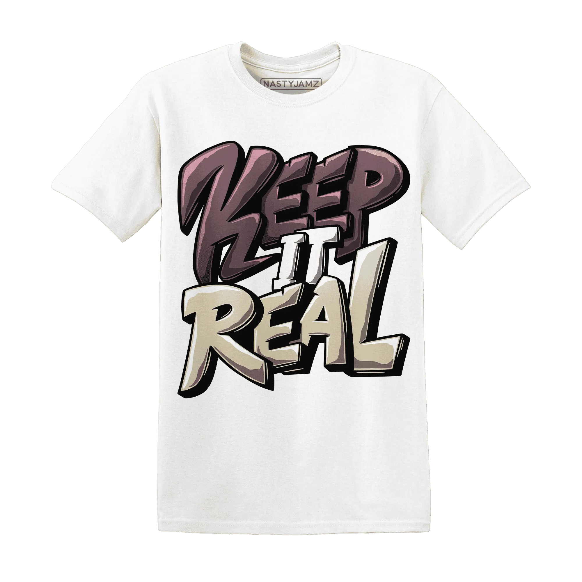 Burgundy-Crush-3s-NastyJamz-T-Shirt-Match-Keep-Real