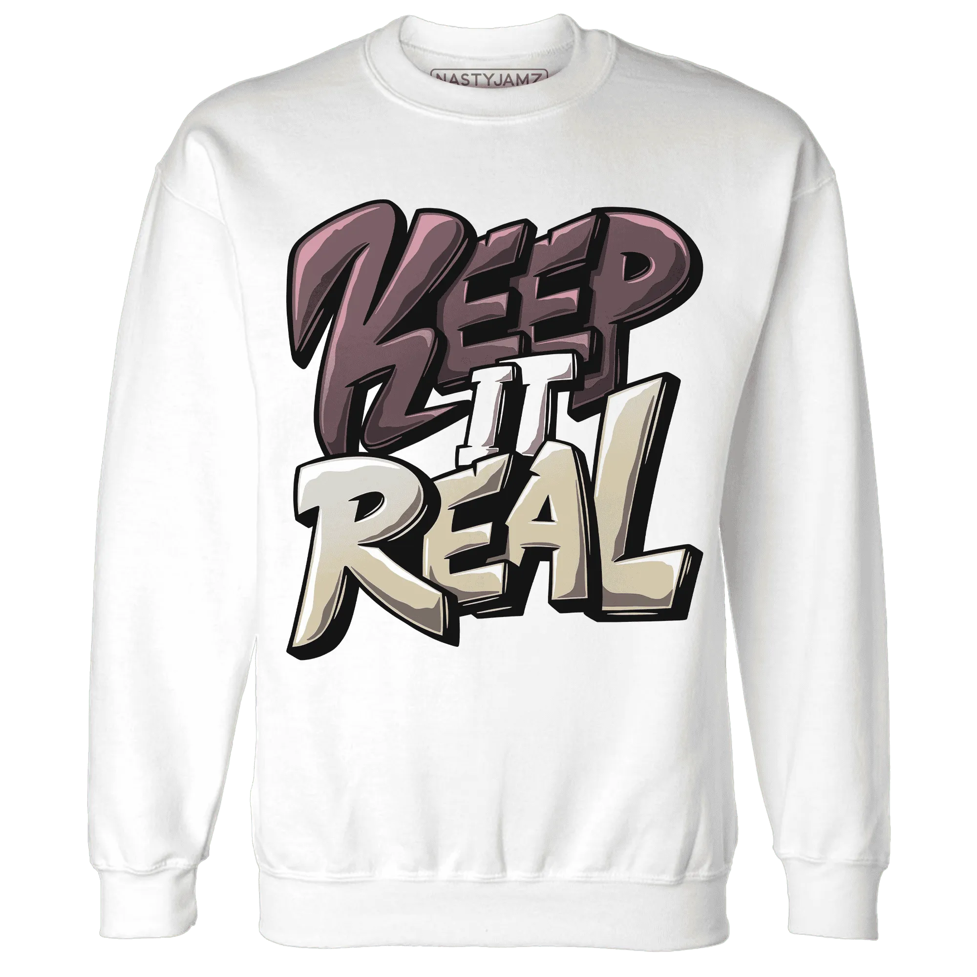 Burgundy-Crush-3s-NastyJamz-Sweatshirt-Match-Keep-Real