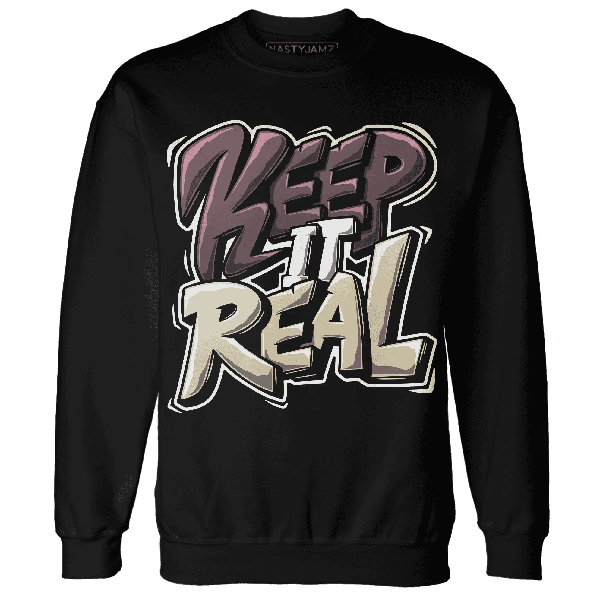 Burgundy-Crush-3s-NastyJamz-Sweatshirt-Match-Keep-Real
