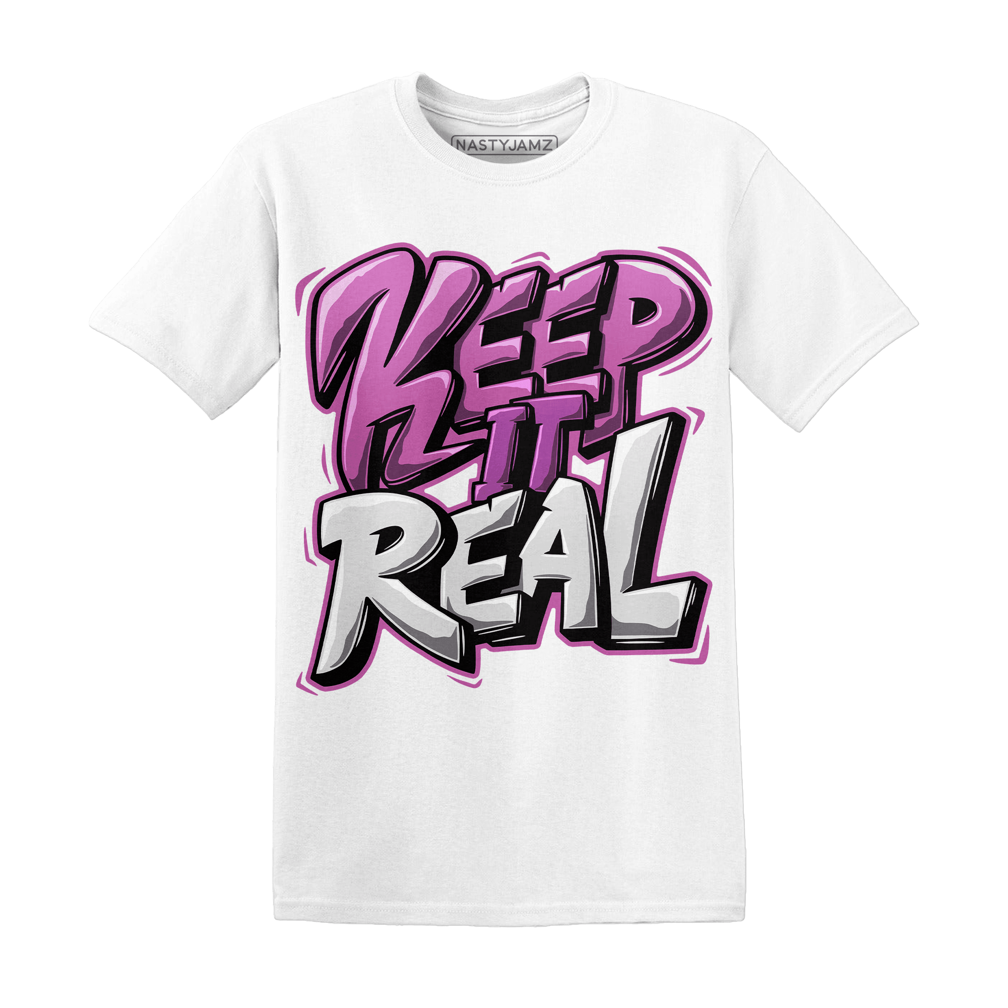 GS Hyper Violet 4s T Shirt Keep Real - NastyJamz