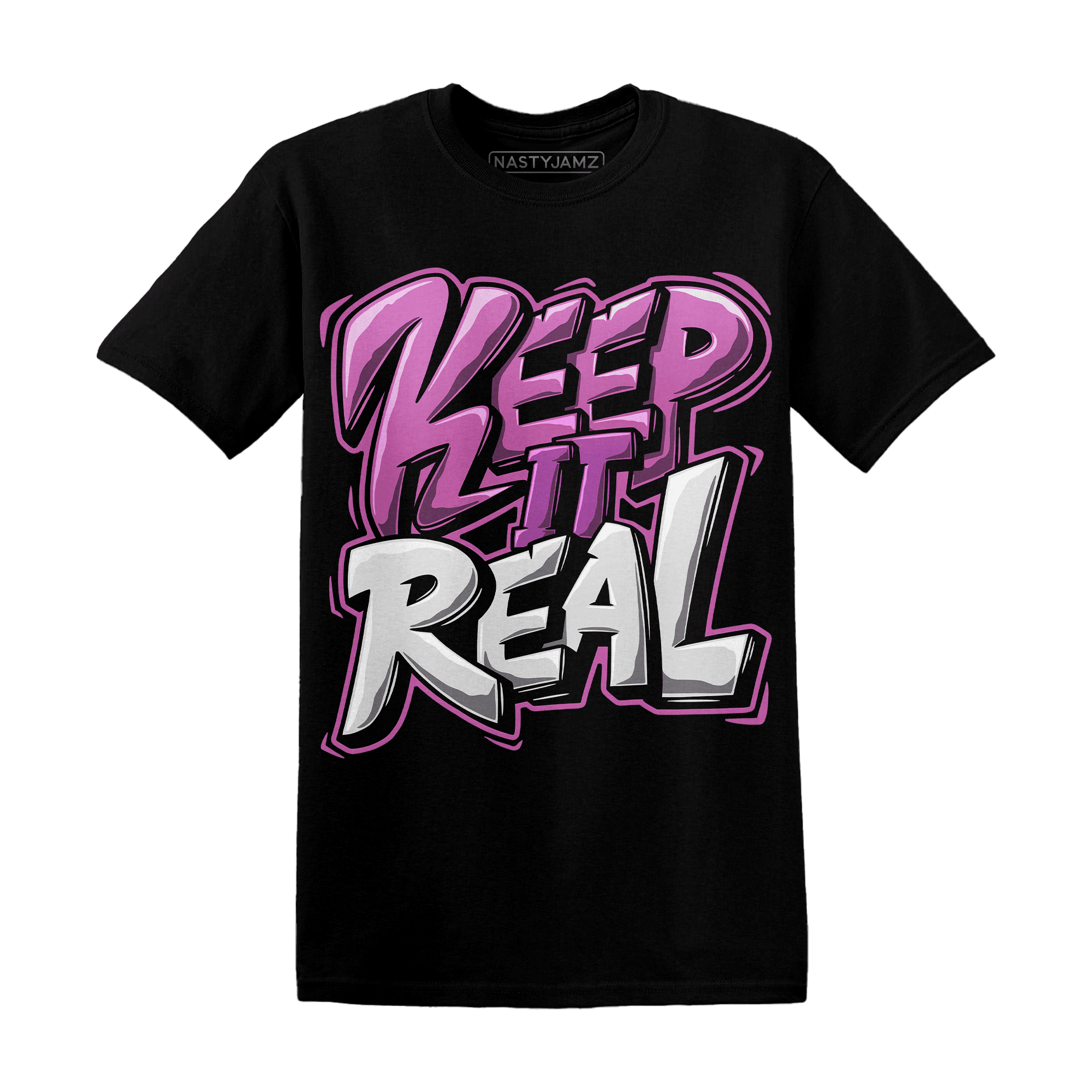 GS Hyper Violet 4s T Shirt Keep Real - NastyJamz