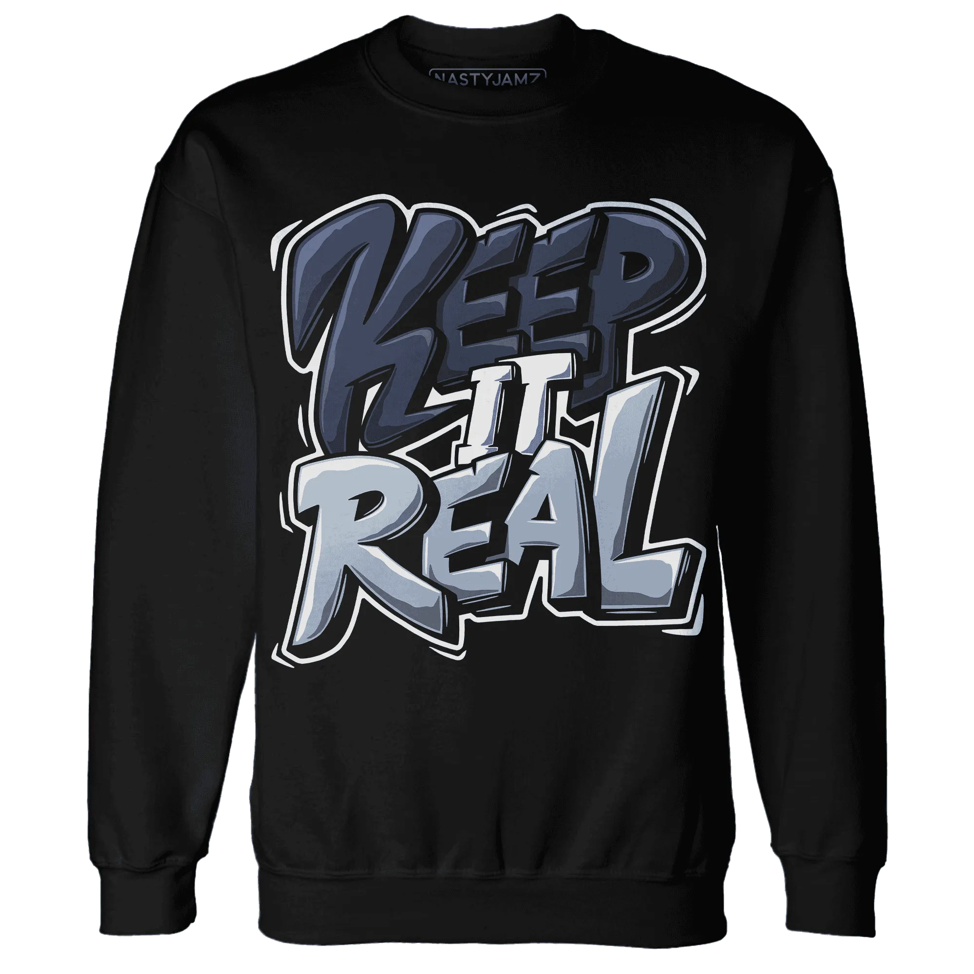 White-Navy-6s-Sweatshirt-Match-Keep-Real
