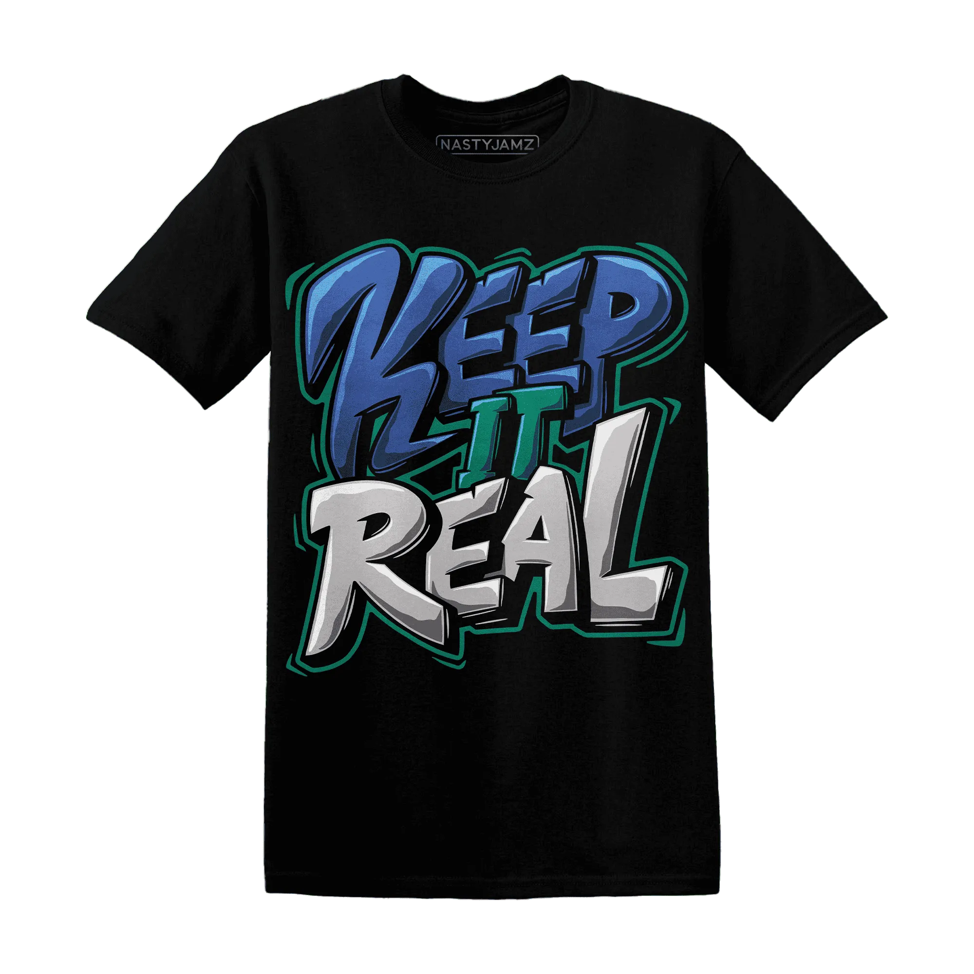 Dunk-Hyper-Royal-Malachite-T-Shirt-Match-Keep-Real