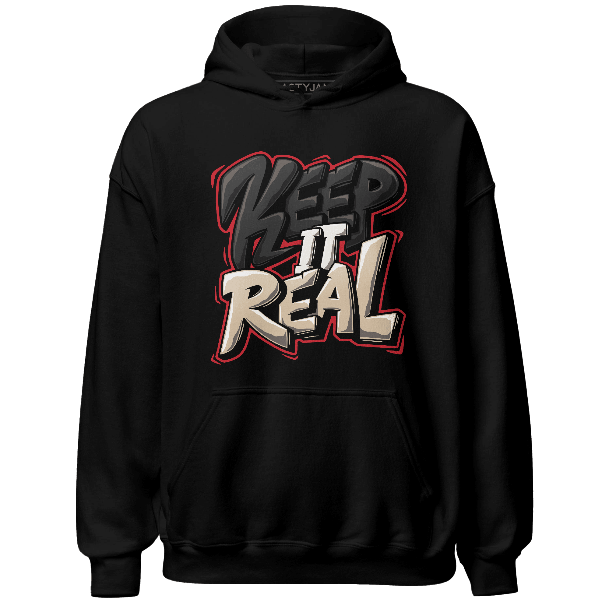 Jumman Jack University Red Hoodie Match Keep Real - NastyJamz