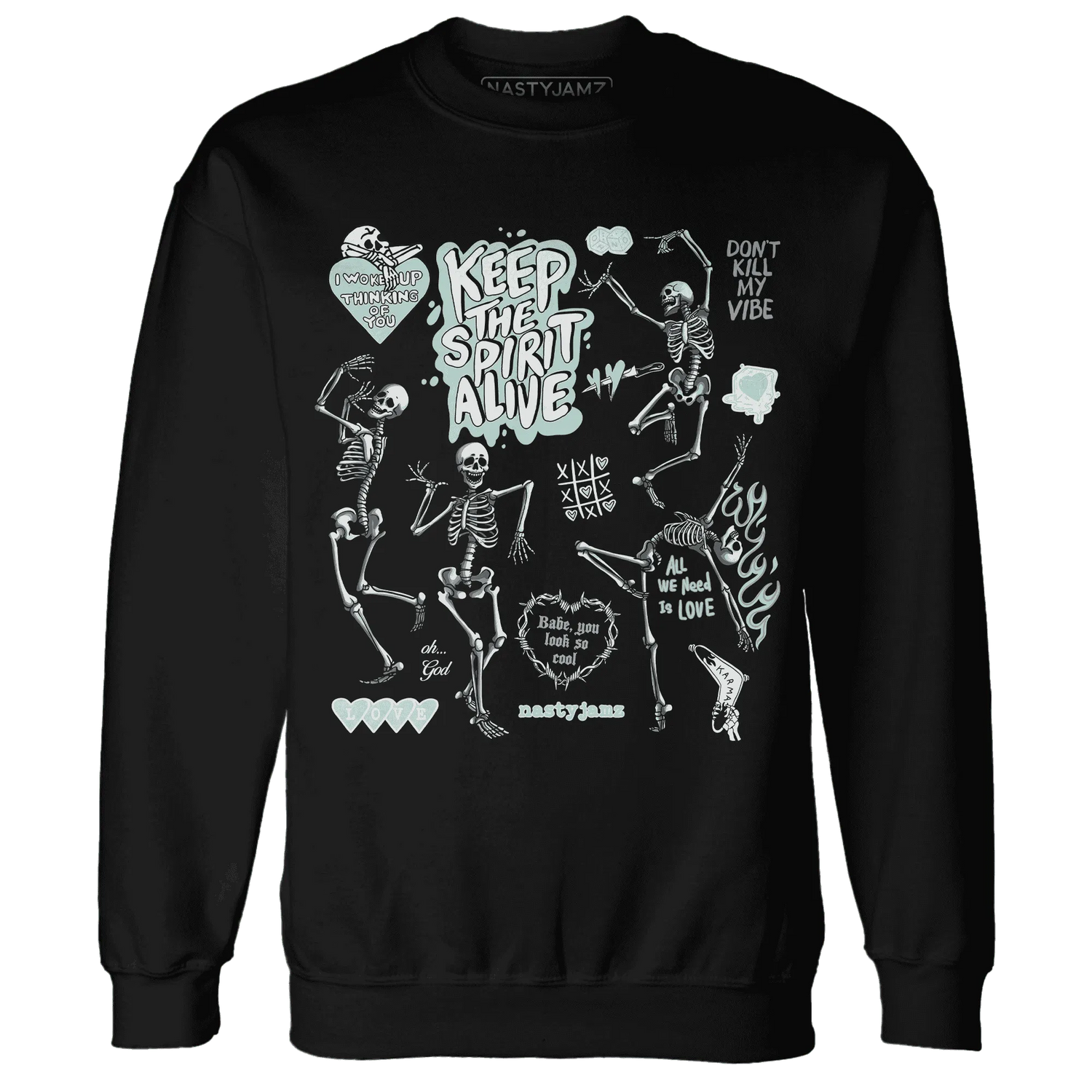 AF-1-Low-Jade-Ice-White-NastyJamz-Sweatshirt-Match-Keep-The-Spirit-Alive