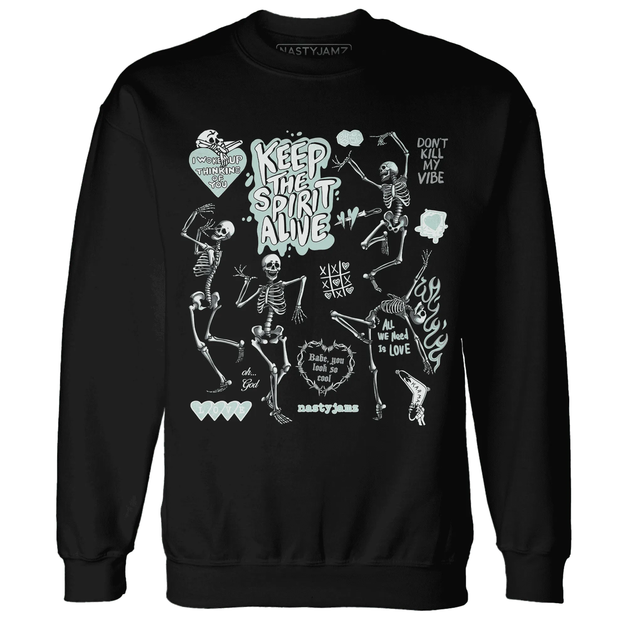 AF-1-Low-Jade-Ice-White-NastyJamz-Sweatshirt-Match-Keep-The-Spirit-Alive