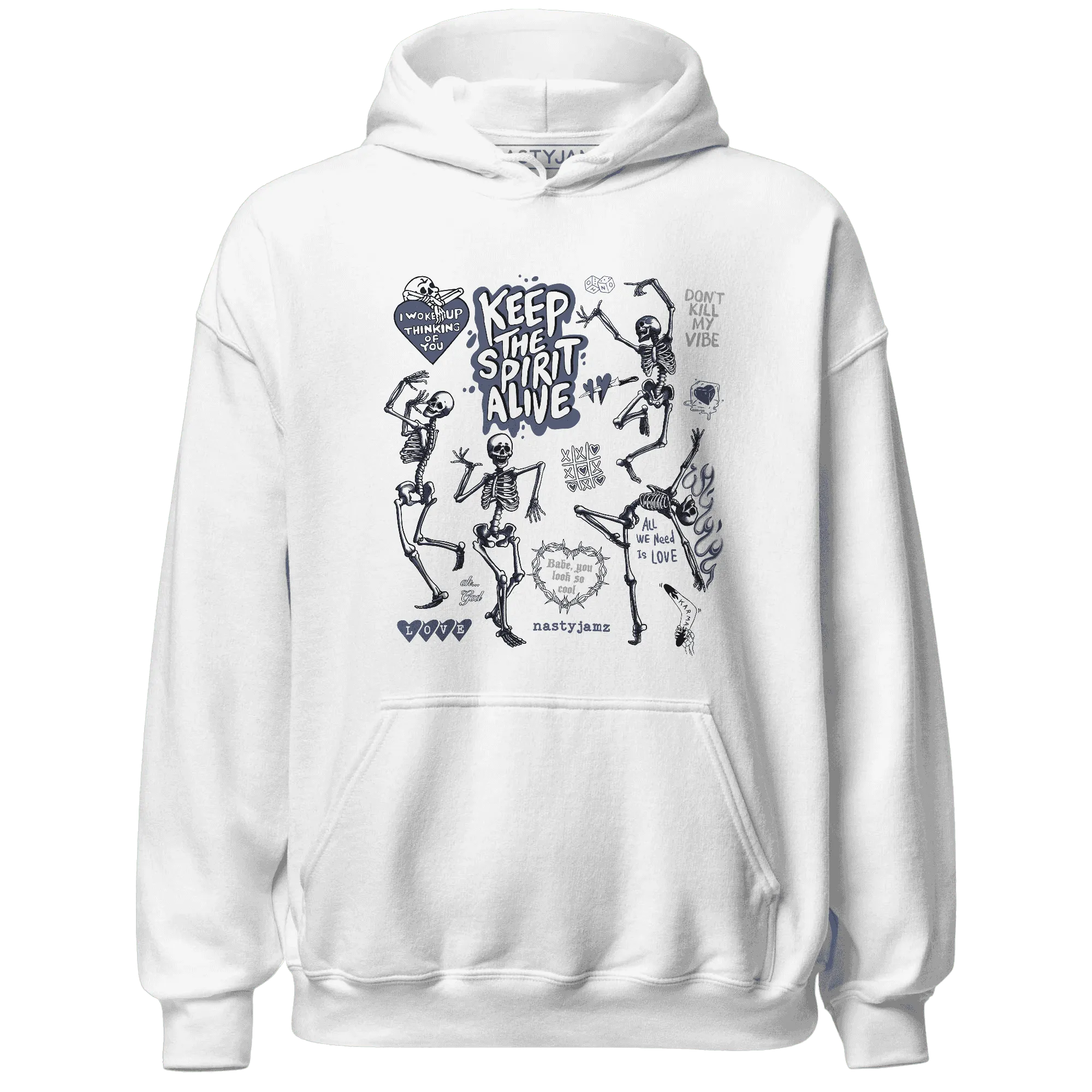 Low-Diffused-Blue-11s-NastyJamz-Hoodie-Match-Keep-The-Spirit-Alive