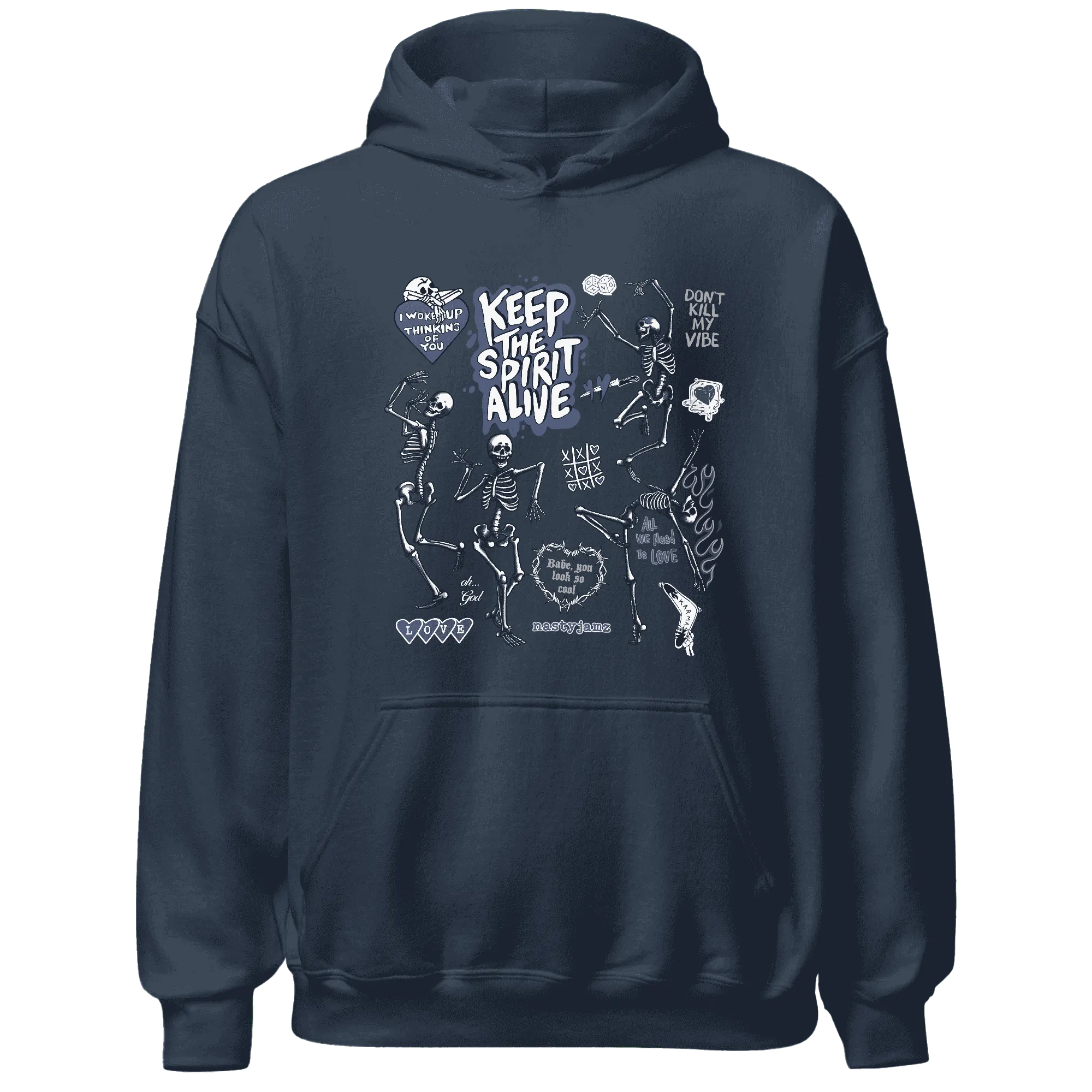 Low-Diffused-Blue-11s-NastyJamz-Hoodie-Match-Keep-The-Spirit-Alive
