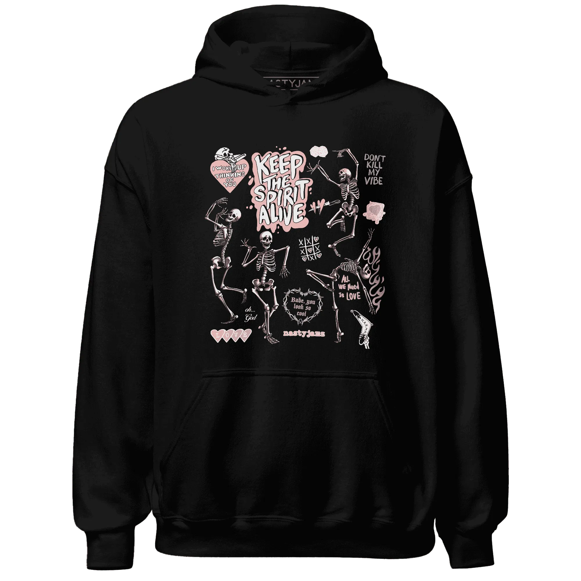 Low-Legend-Pink-11s-NastyJamz-Hoodie-Match-Keep-The-Spirit-Alive