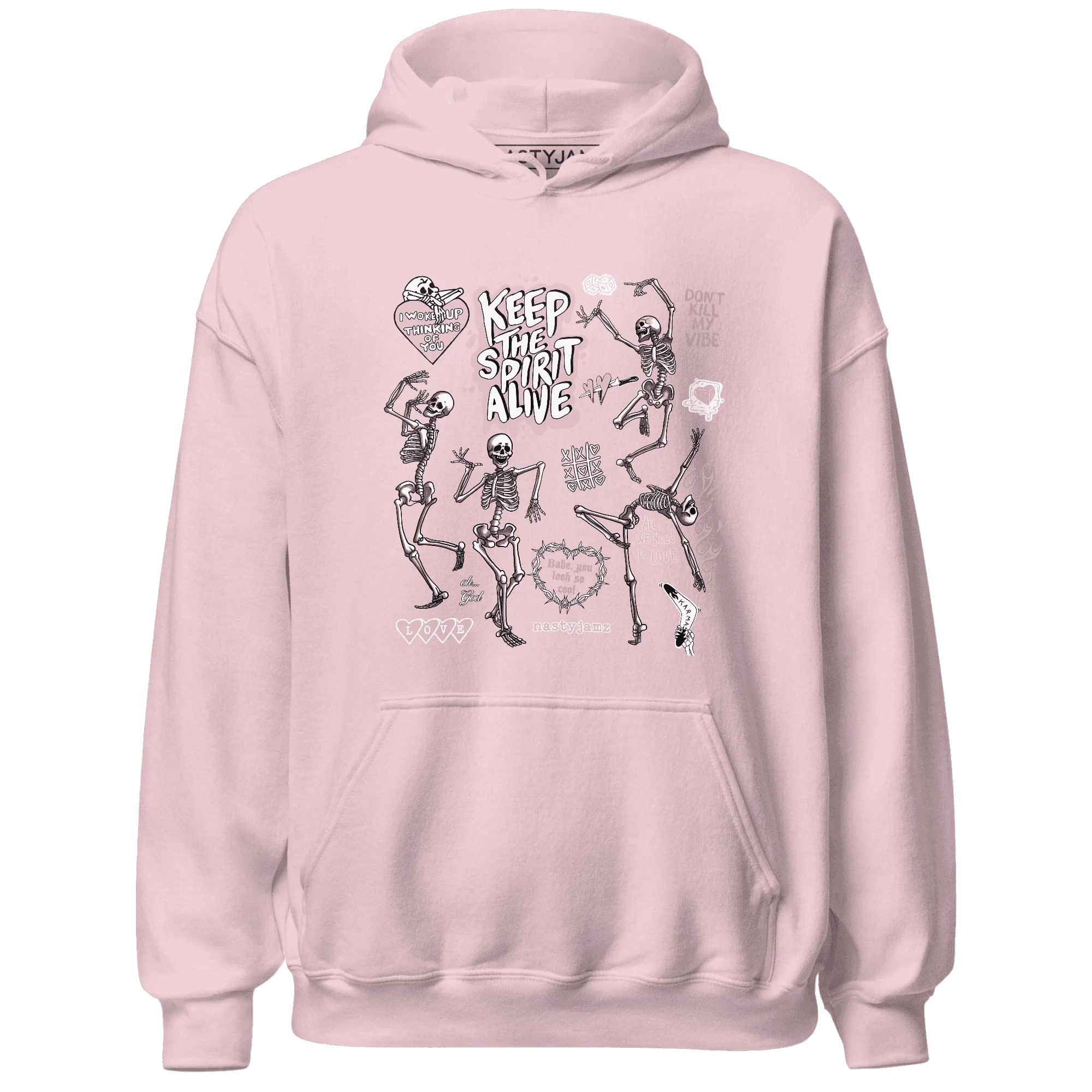 Low-Legend-Pink-11s-NastyJamz-Hoodie-Match-Keep-The-Spirit-Alive