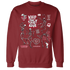 Retro-Red-Taxi-12s-NastyJamz-Sweatshirt-Match-Keep-The-Spirit-Alive
