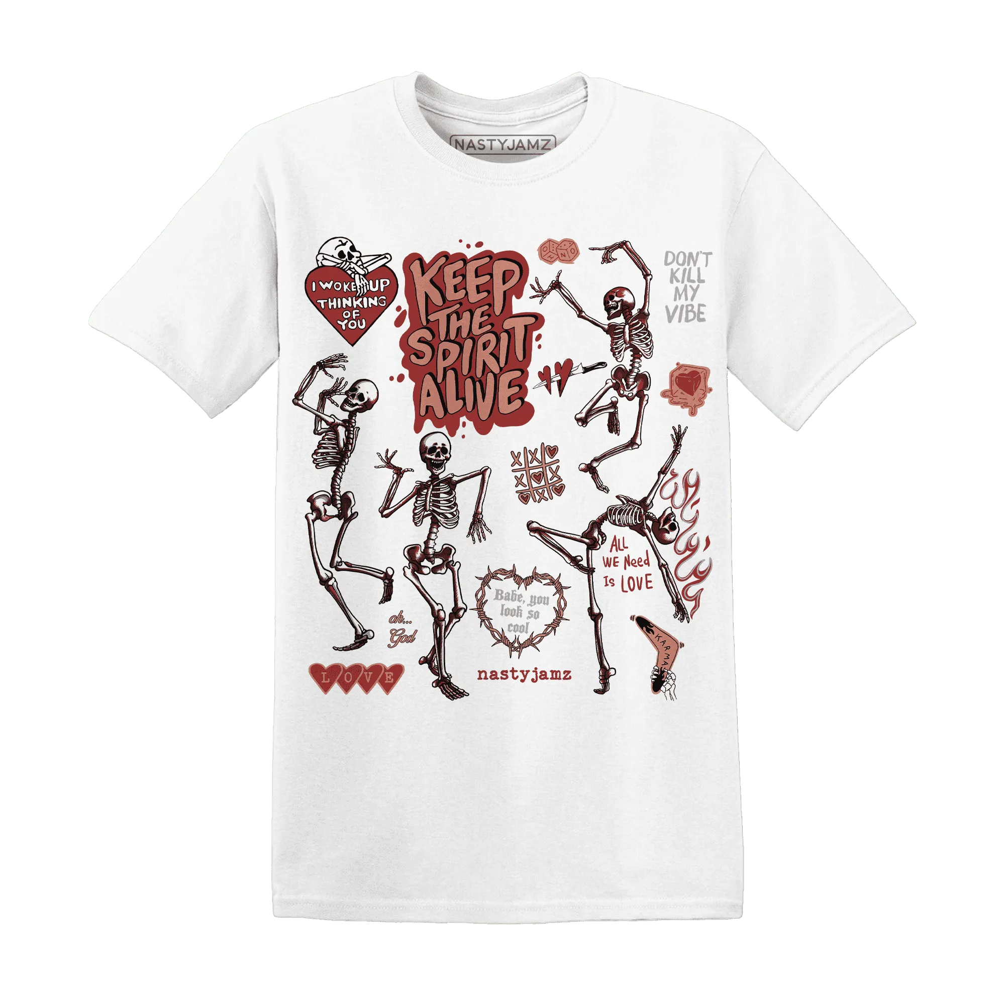 Dune-Red-13s-NastyJamz-T-Shirt-Match-Keep-The-Spirit-Alive