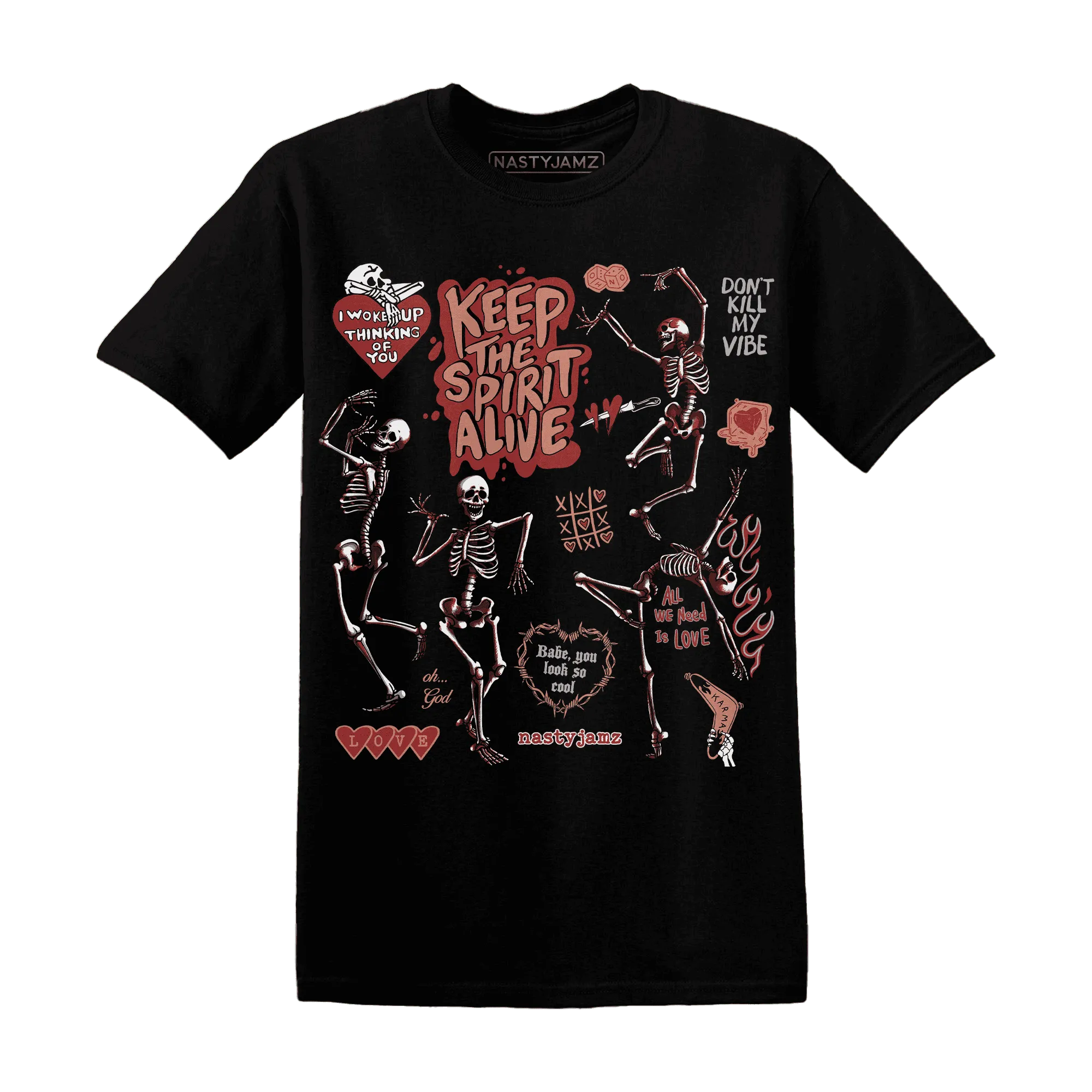 Dune-Red-13s-NastyJamz-T-Shirt-Match-Keep-The-Spirit-Alive