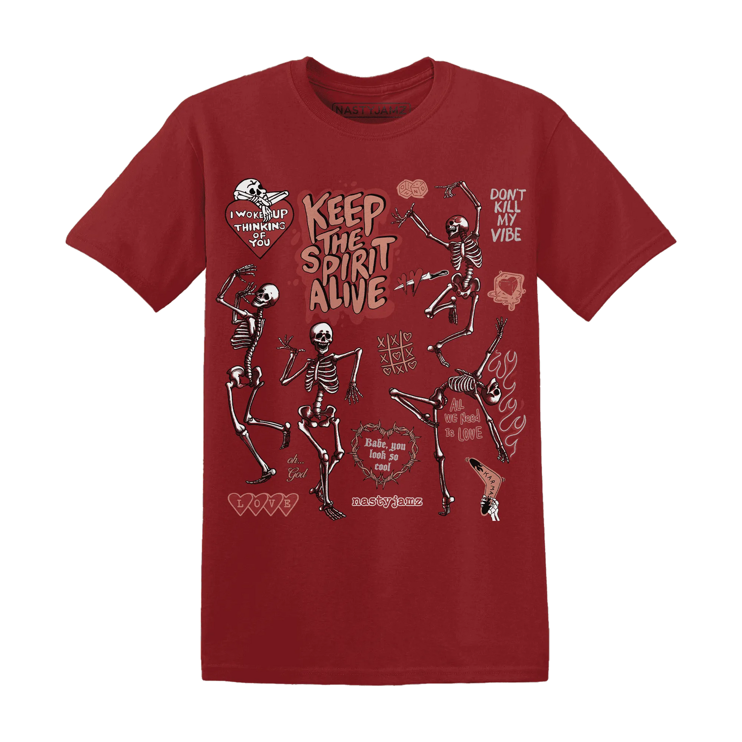 Dune-Red-13s-NastyJamz-T-Shirt-Match-Keep-The-Spirit-Alive