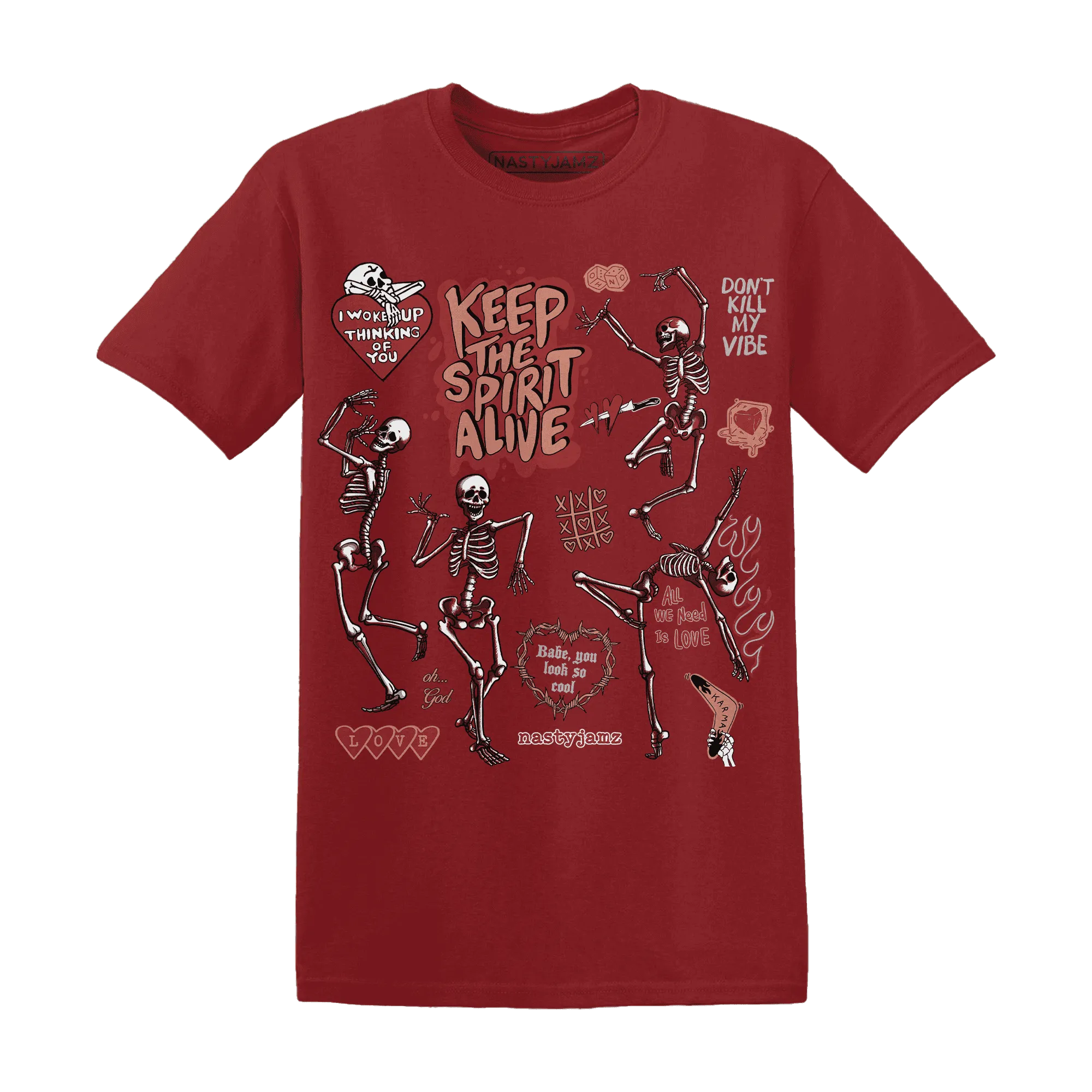 Dune-Red-13s-NastyJamz-T-Shirt-Match-Keep-The-Spirit-Alive