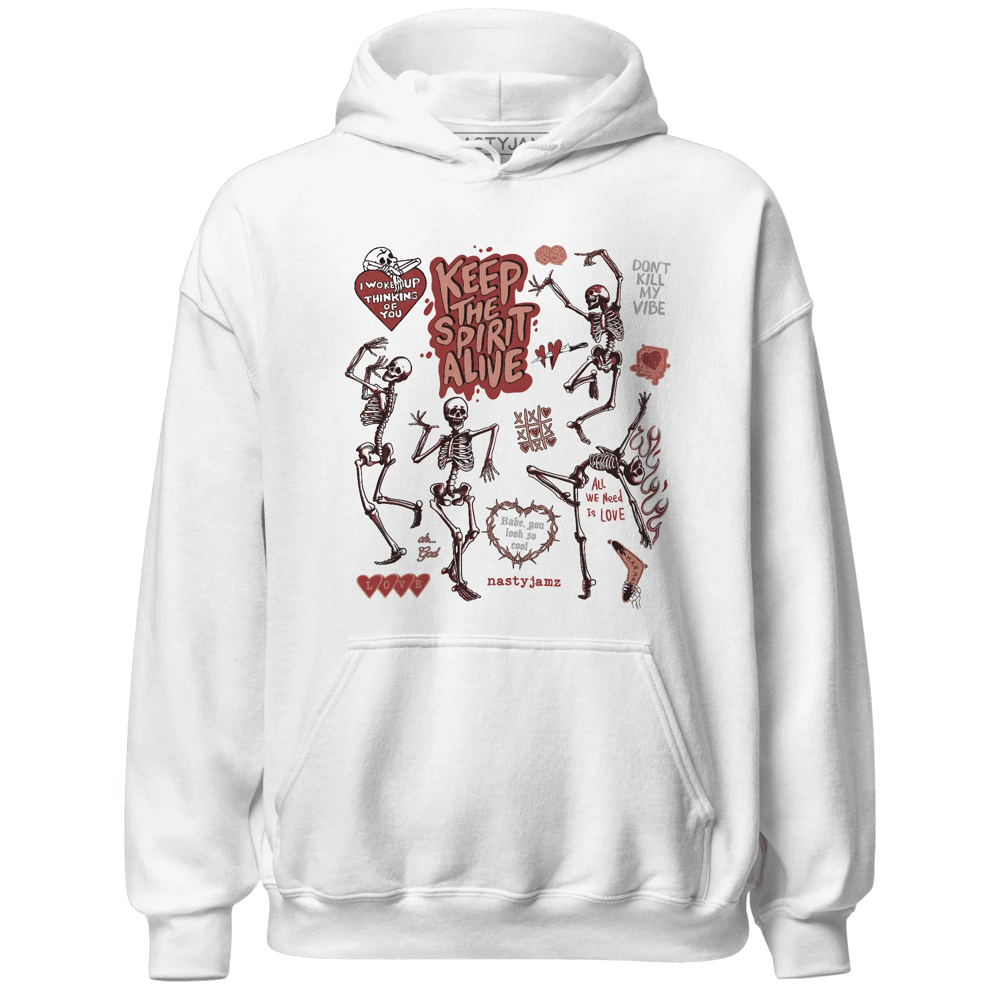 Dune-Red-13s-NastyJamz-Hoodie-Match-Keep-The-Spirit-Alive