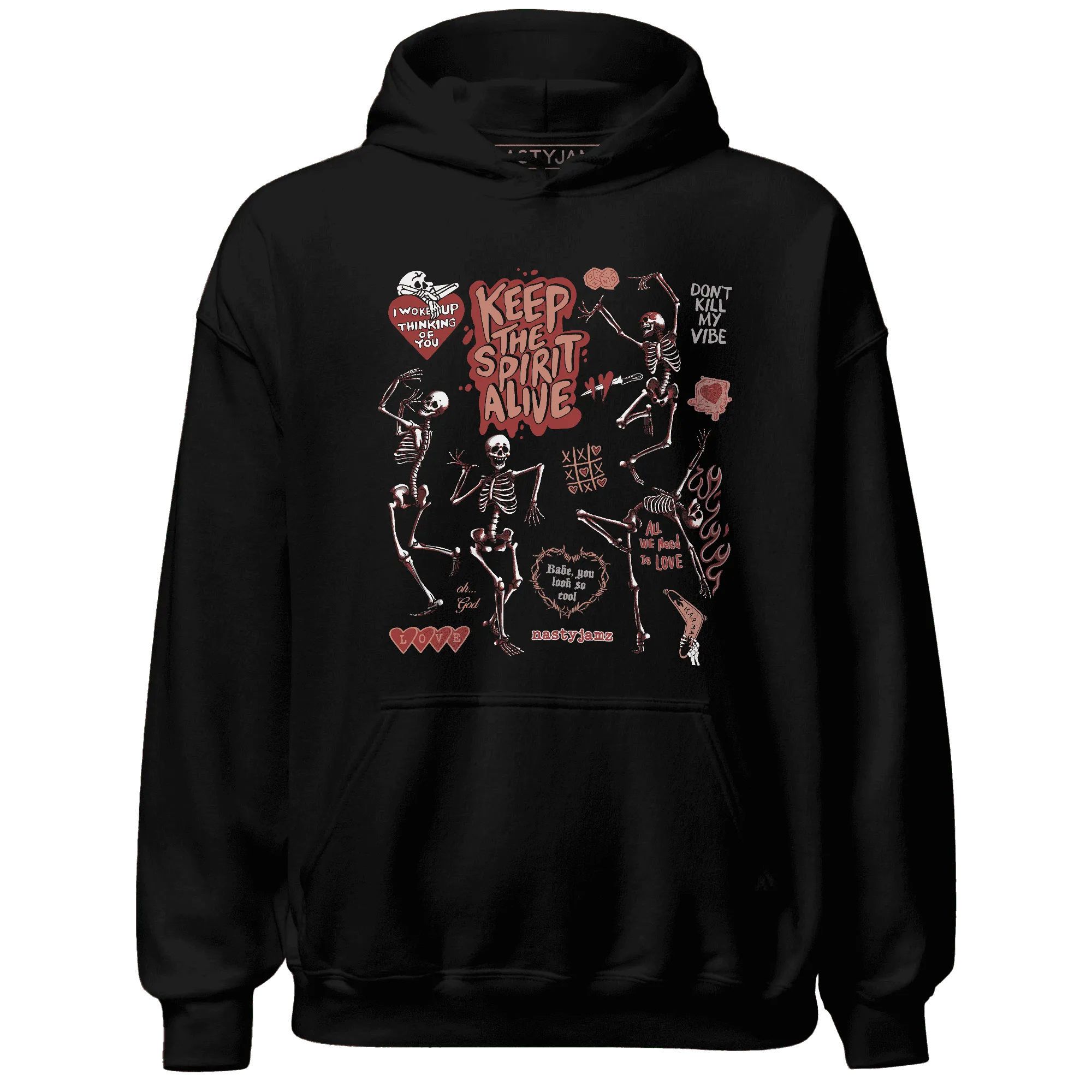 Dune-Red-13s-NastyJamz-Hoodie-Match-Keep-The-Spirit-Alive