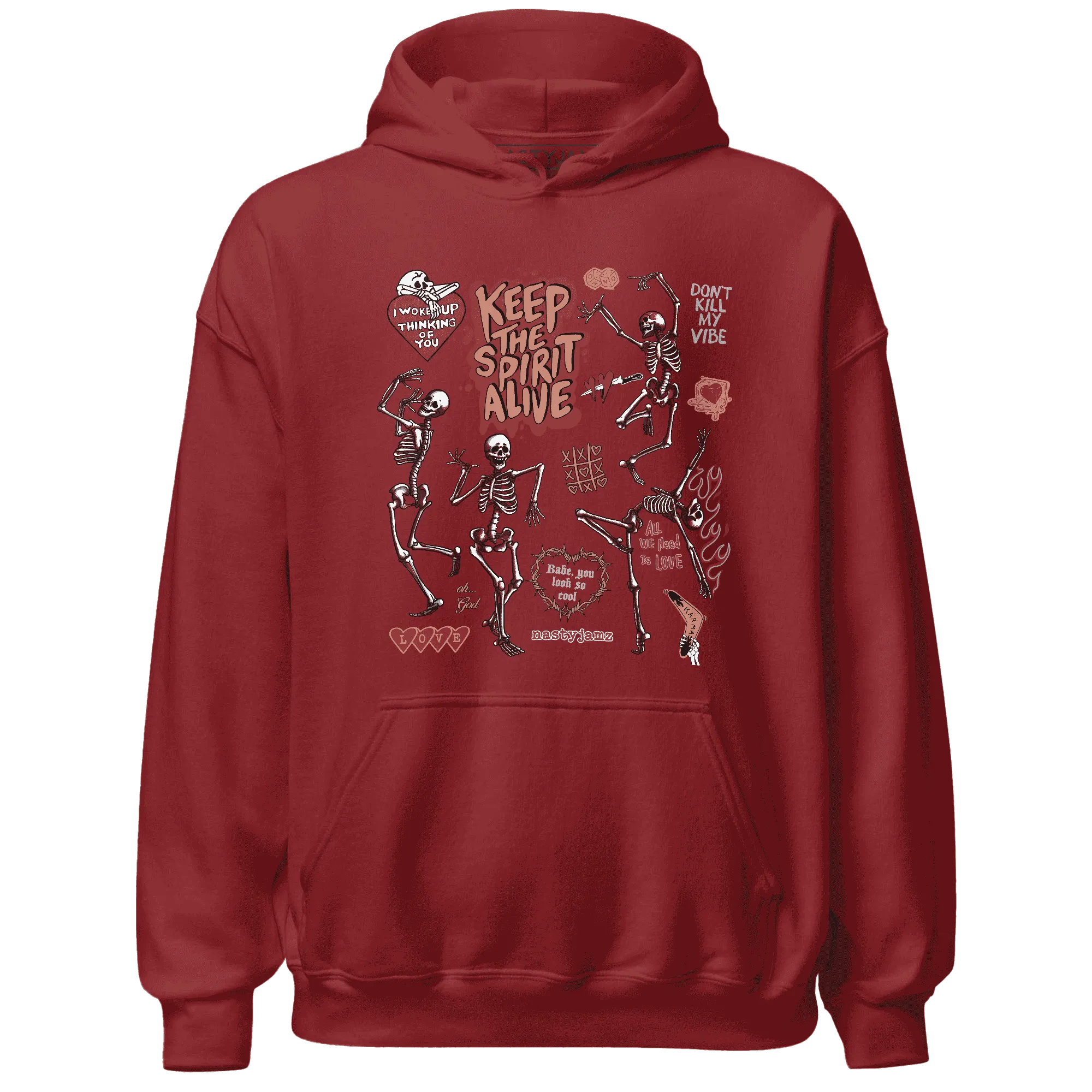 Dune-Red-13s-NastyJamz-Hoodie-Match-Keep-The-Spirit-Alive