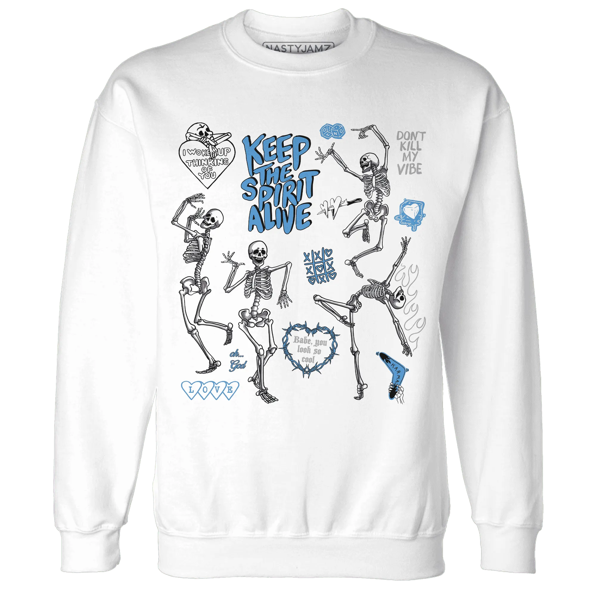 Carolina-Blue-Univercitii-17s-NastyJamz-Sweatshirt-Match-Keep-The-Spirit-Alive