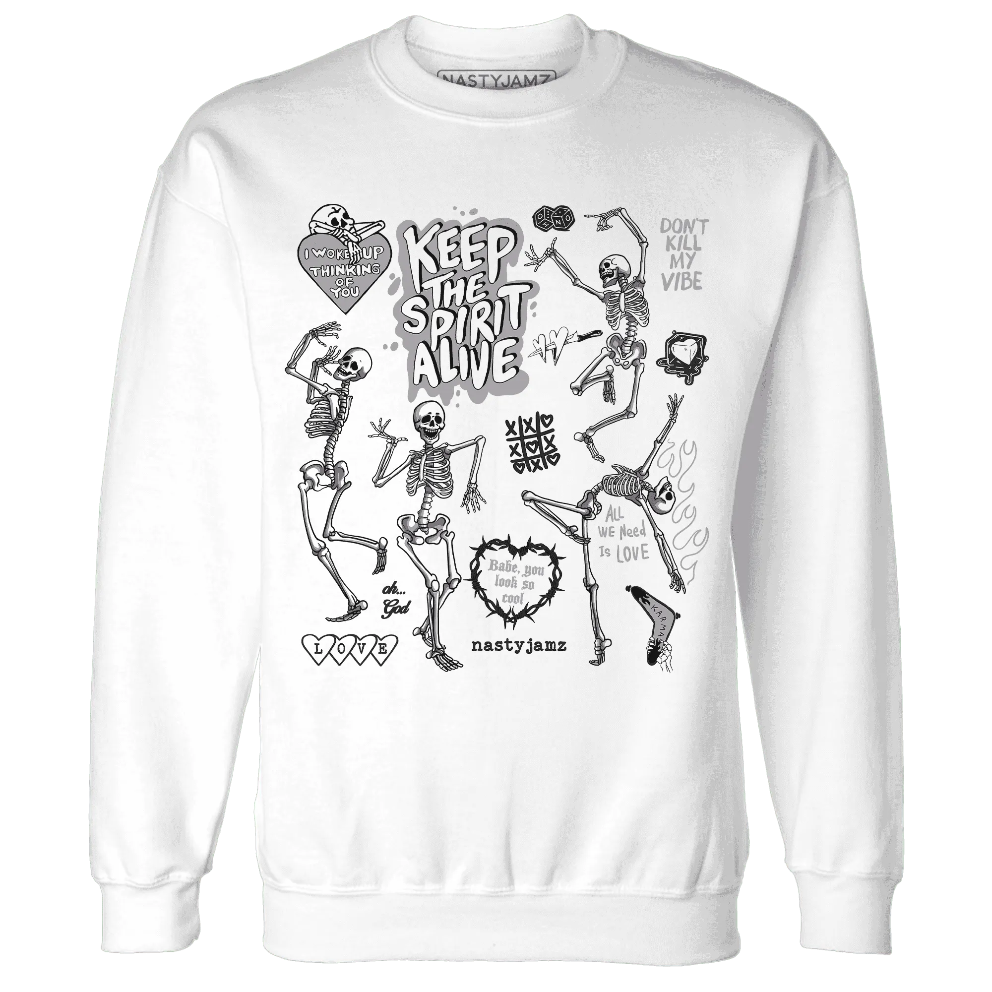 Low-Mocha-1s-NastyJamz-Sweatshirt-Match-Keep-The-Spirit-Alive