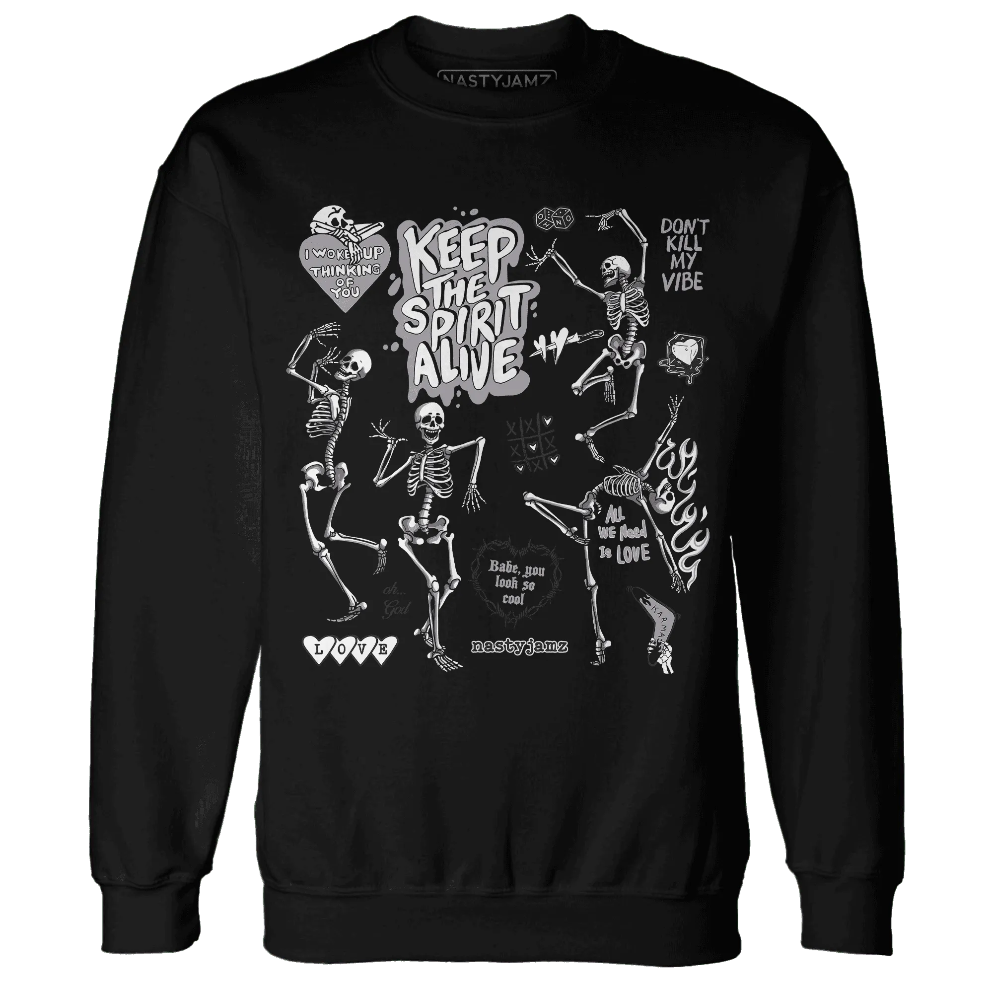 Low-Mocha-1s-NastyJamz-Sweatshirt-Match-Keep-The-Spirit-Alive