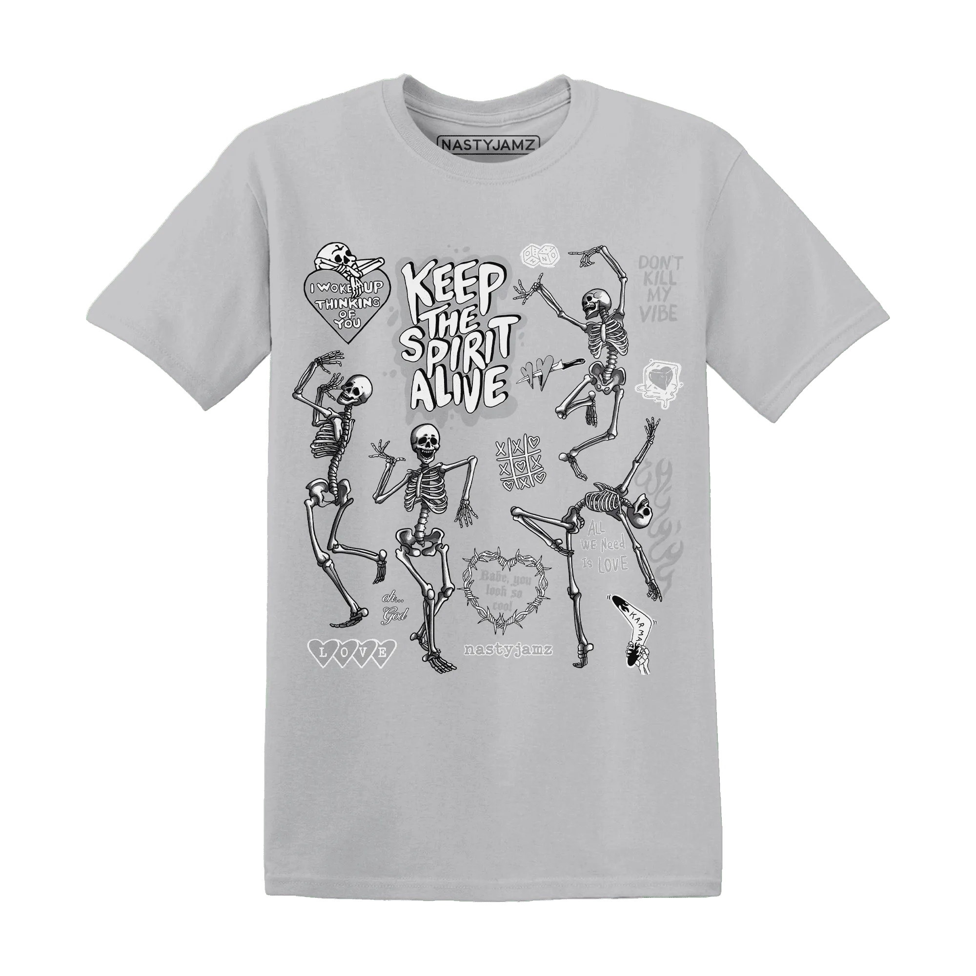 Wolf-Grey-1s-NastyJamz-T-Shirt-Match-Keep-The-Spirit-Alive