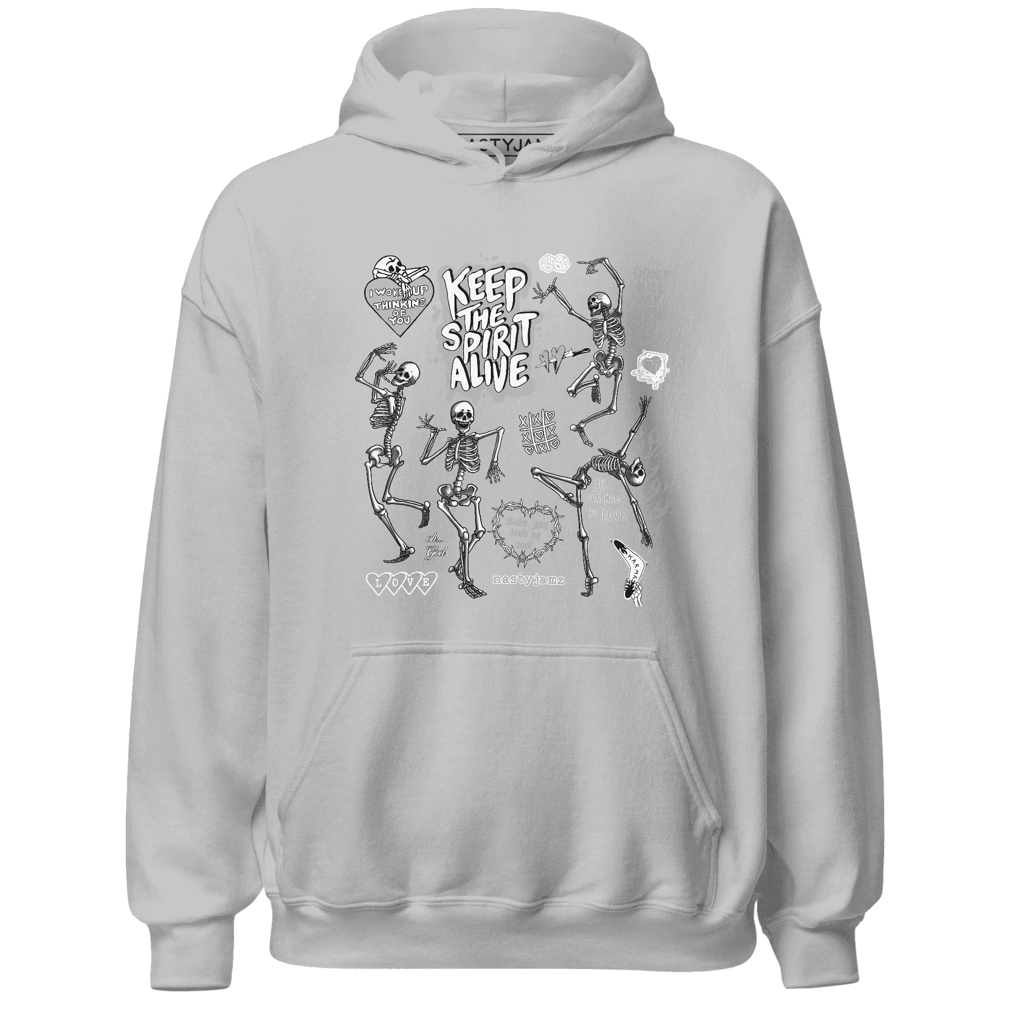 Wolf-Grey-1s-NastyJamz-Hoodie-Match-Keep-The-Spirit-Alive