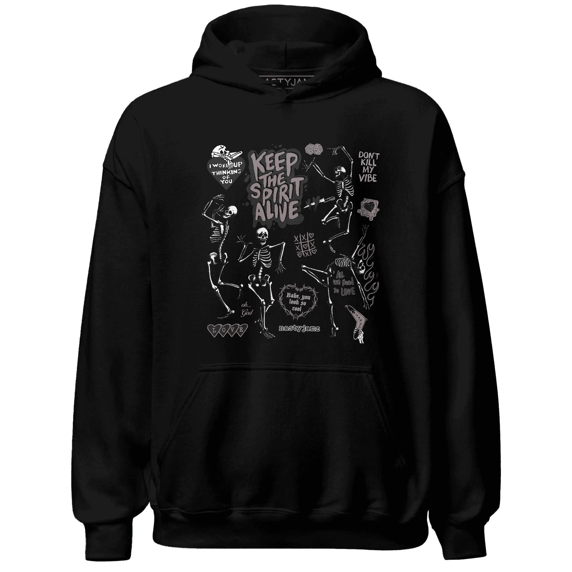 Black-Violet-Ore-3s-NastyJamz-Hoodie-Match-Keep-The-Spirit-Alive
