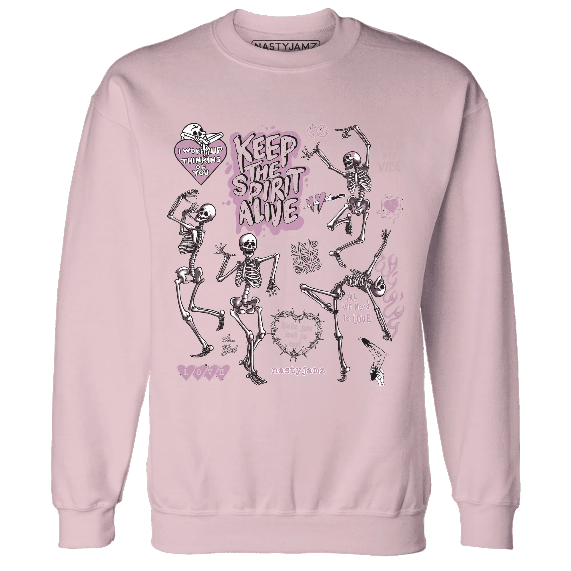 Orchid-Neutral-Grey-Black-White-4s-Sweatshirt-Match-Keep-The-Spirit-Alive