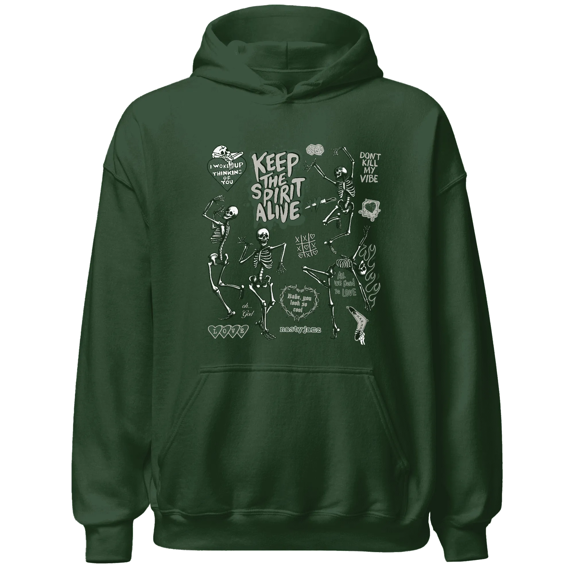 Oxidized-Green-4s-NastyJamz-Hoodie-Match-Keep-The-Spirit-Alive