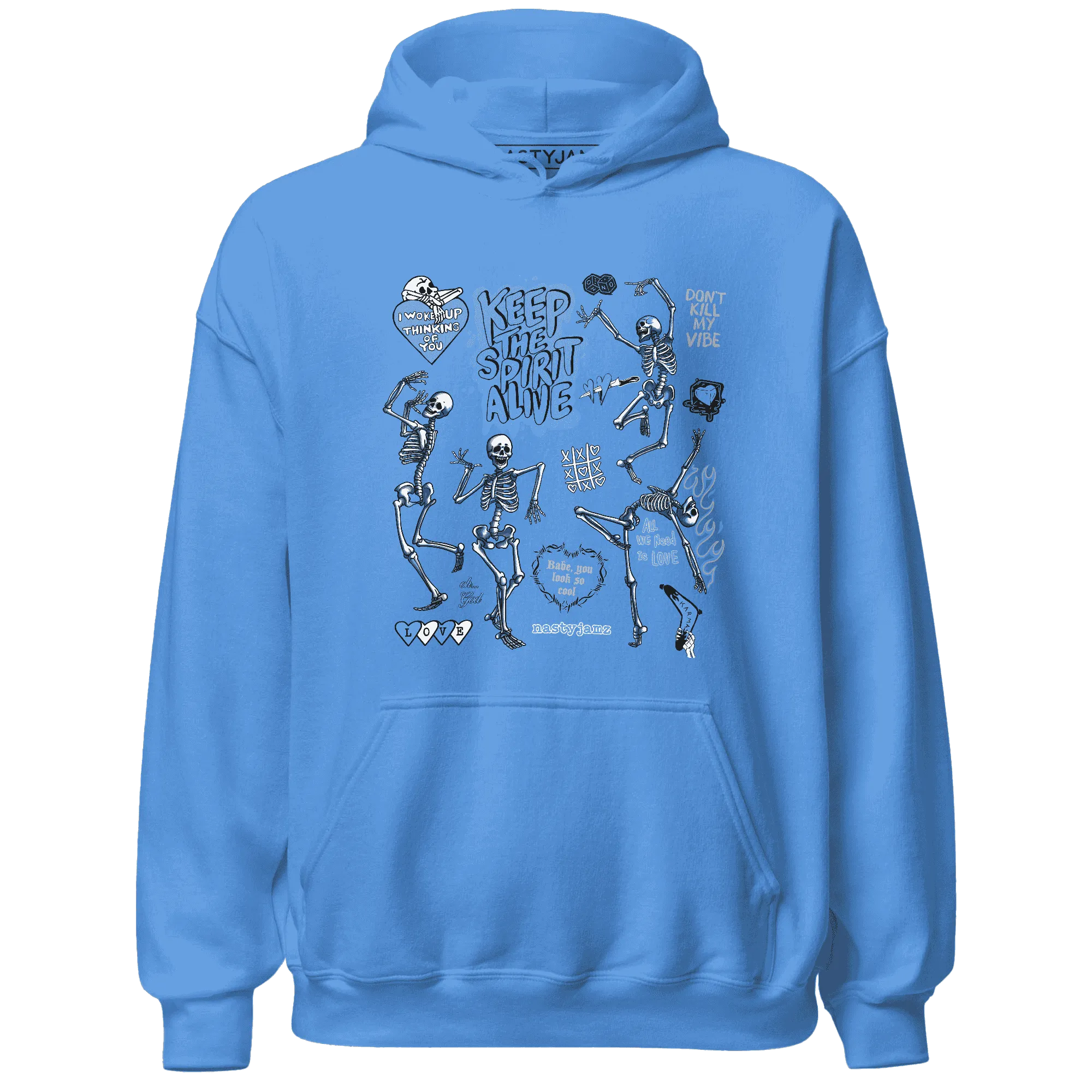 AM-Plus-Black-Univercitii-Blue-Hoodie-Match-Keep-The-Spirit-Alive