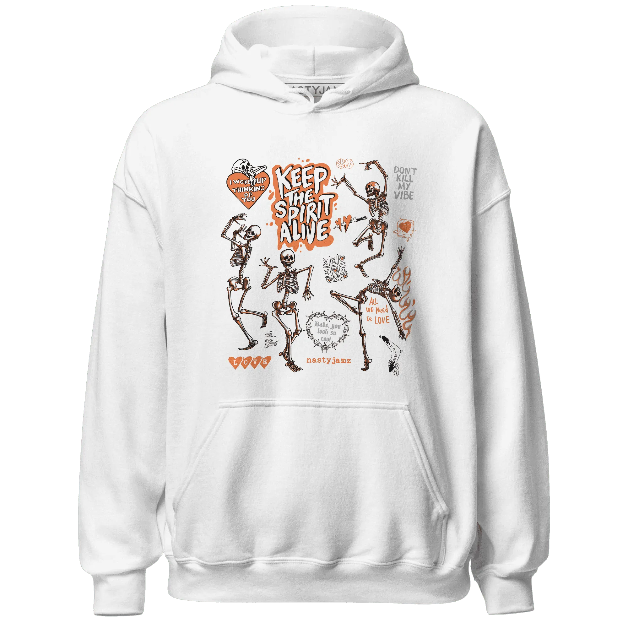 AM-TW-White-Orange-NastyJamz-Hoodie-Match-Keep-The-Spirit-Alive