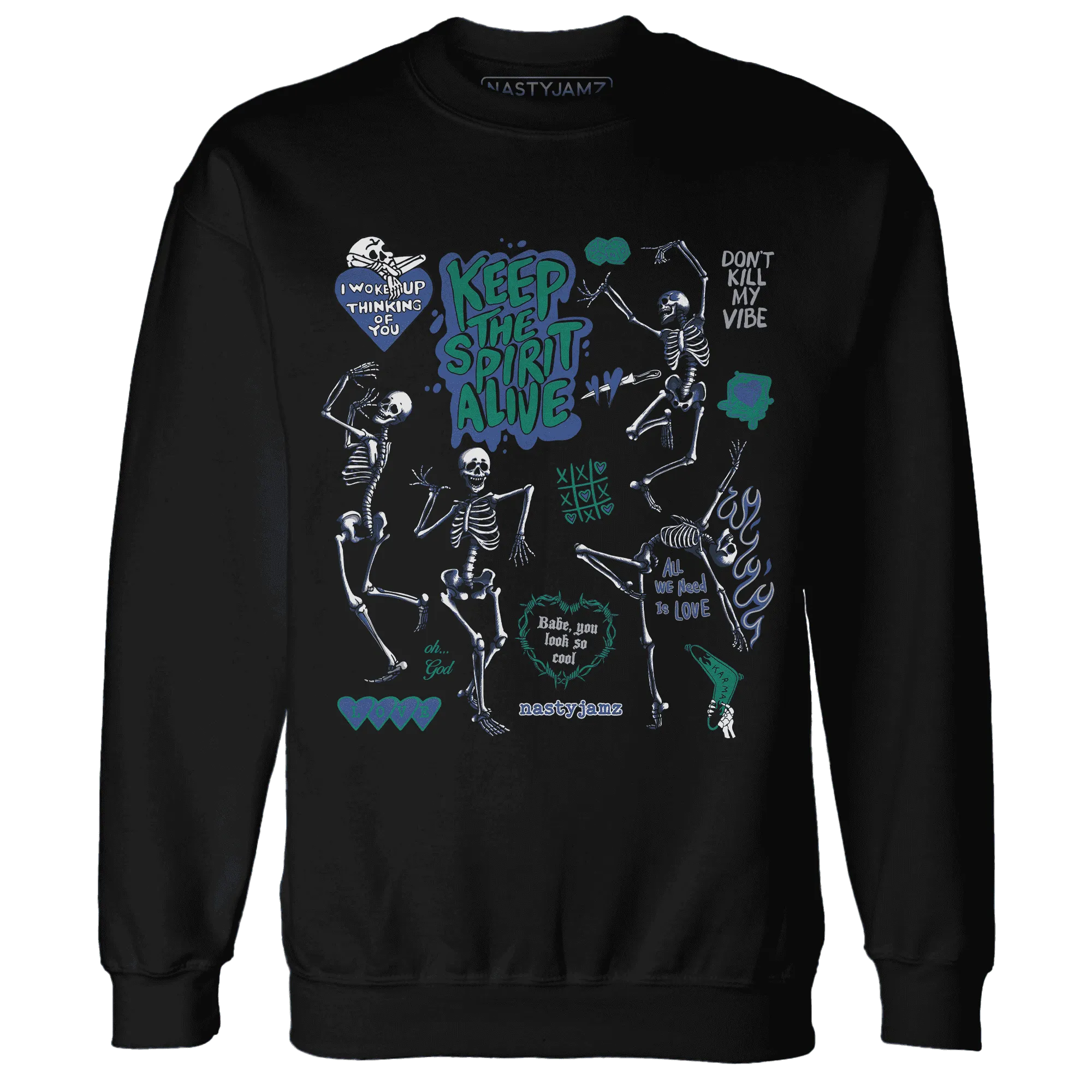 Dunk-Hyper-Royal-Malachite-Sweatshirt-Match-Keep-The-Spirit-Alive