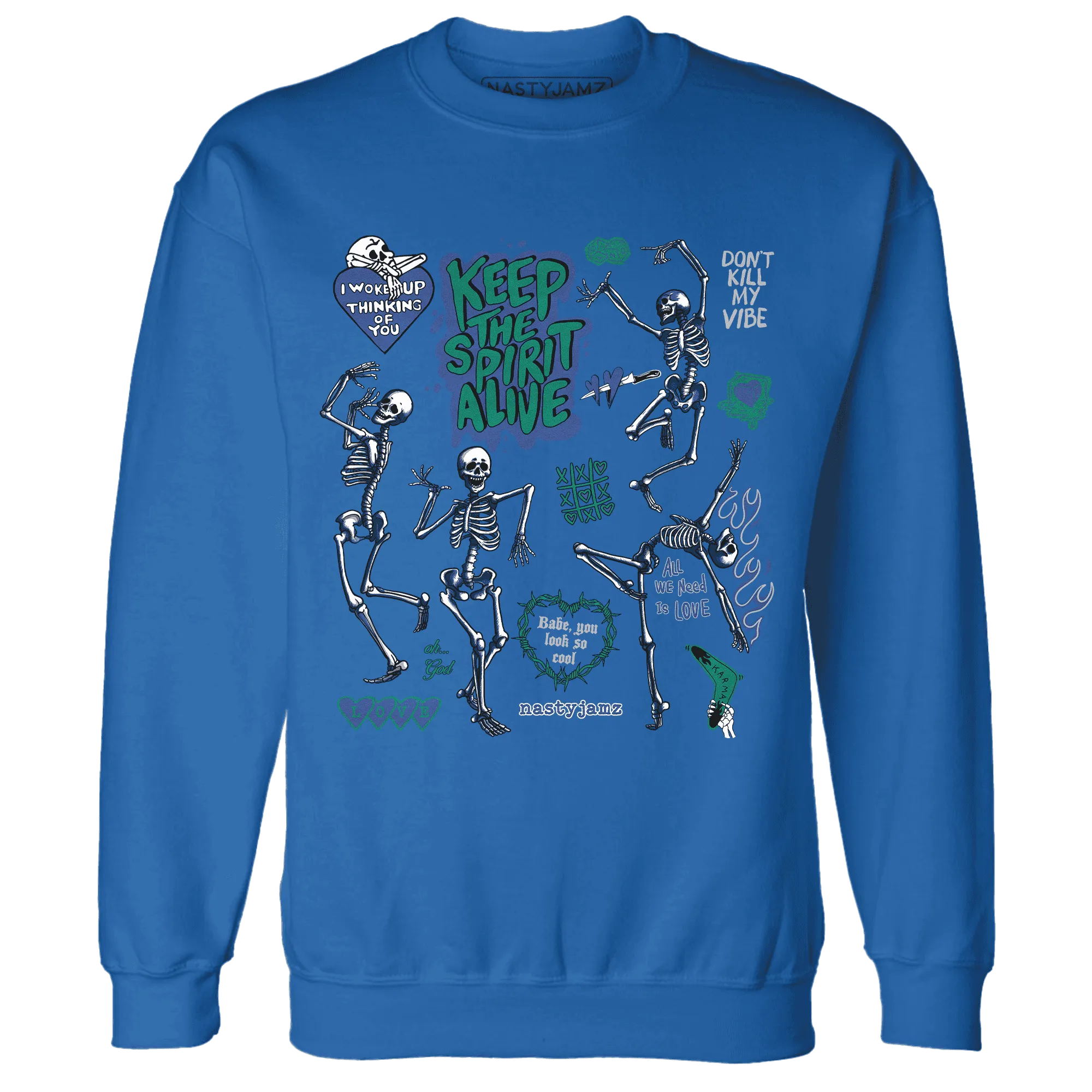 Dunk-Hyper-Royal-Malachite-Sweatshirt-Match-Keep-The-Spirit-Alive