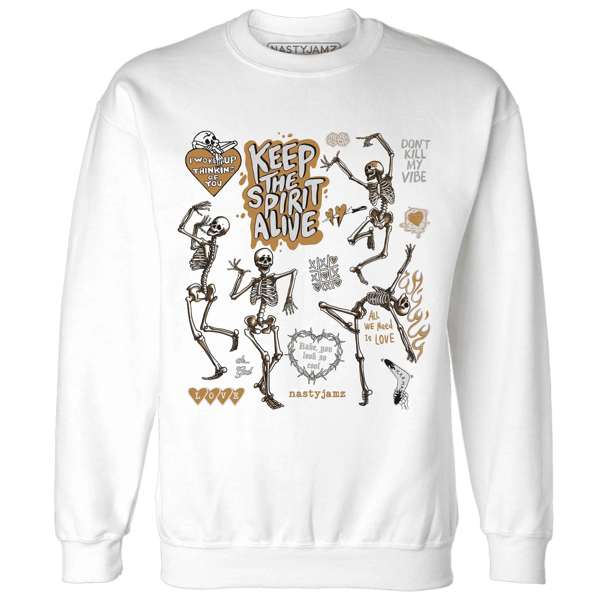 Dunk-Low-Retro-Wheat-Orange-Sweatshirt-Match-Keep-The-Spirit-Alive