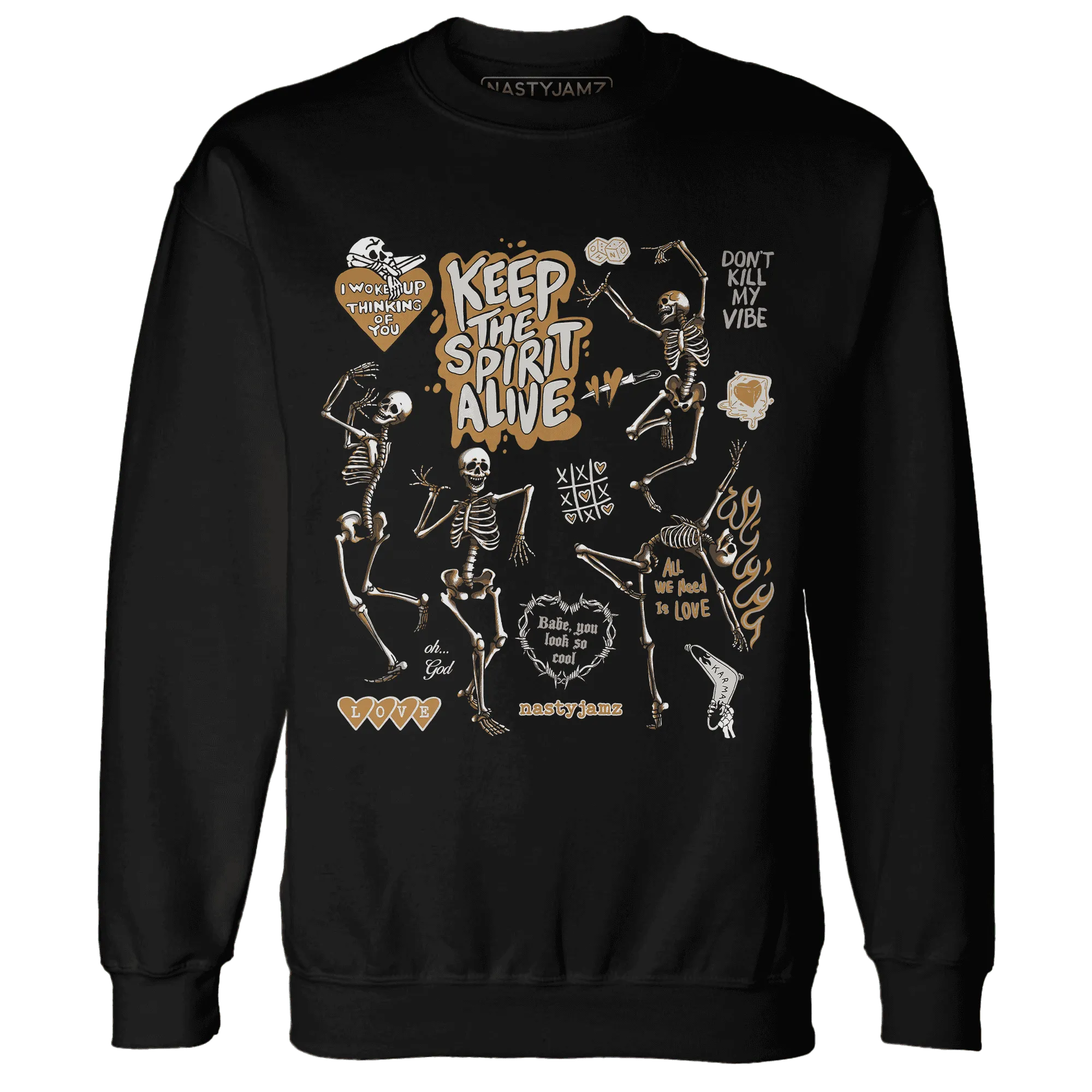 Dunk-Low-Retro-Wheat-Orange-Sweatshirt-Match-Keep-The-Spirit-Alive