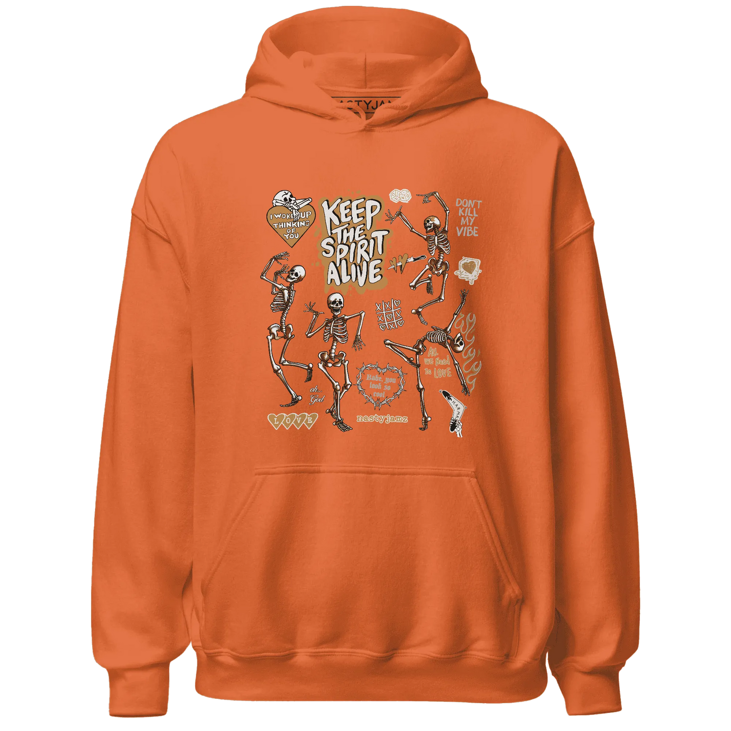 Dunk-Low-Retro-Wheat-Orange-Hoodie-Match-Keep-The-Spirit-Alive