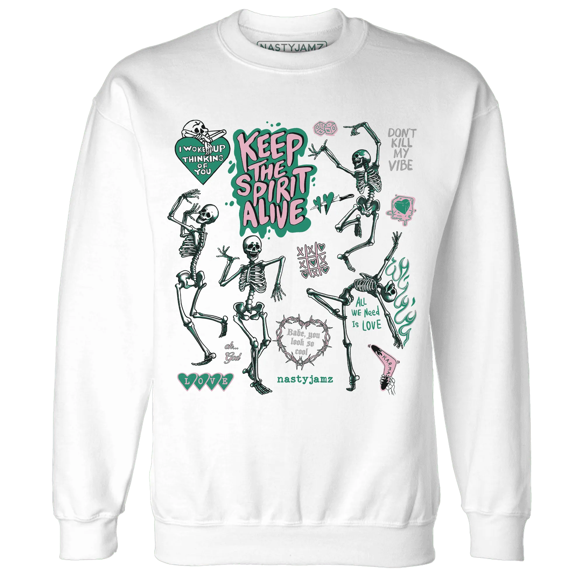 Dunk-Pink-Malachite-Medium-Soft-Low-Sail-NastyJamz-Sweatshirt-Match-Keep-The-Spirit-Alive
