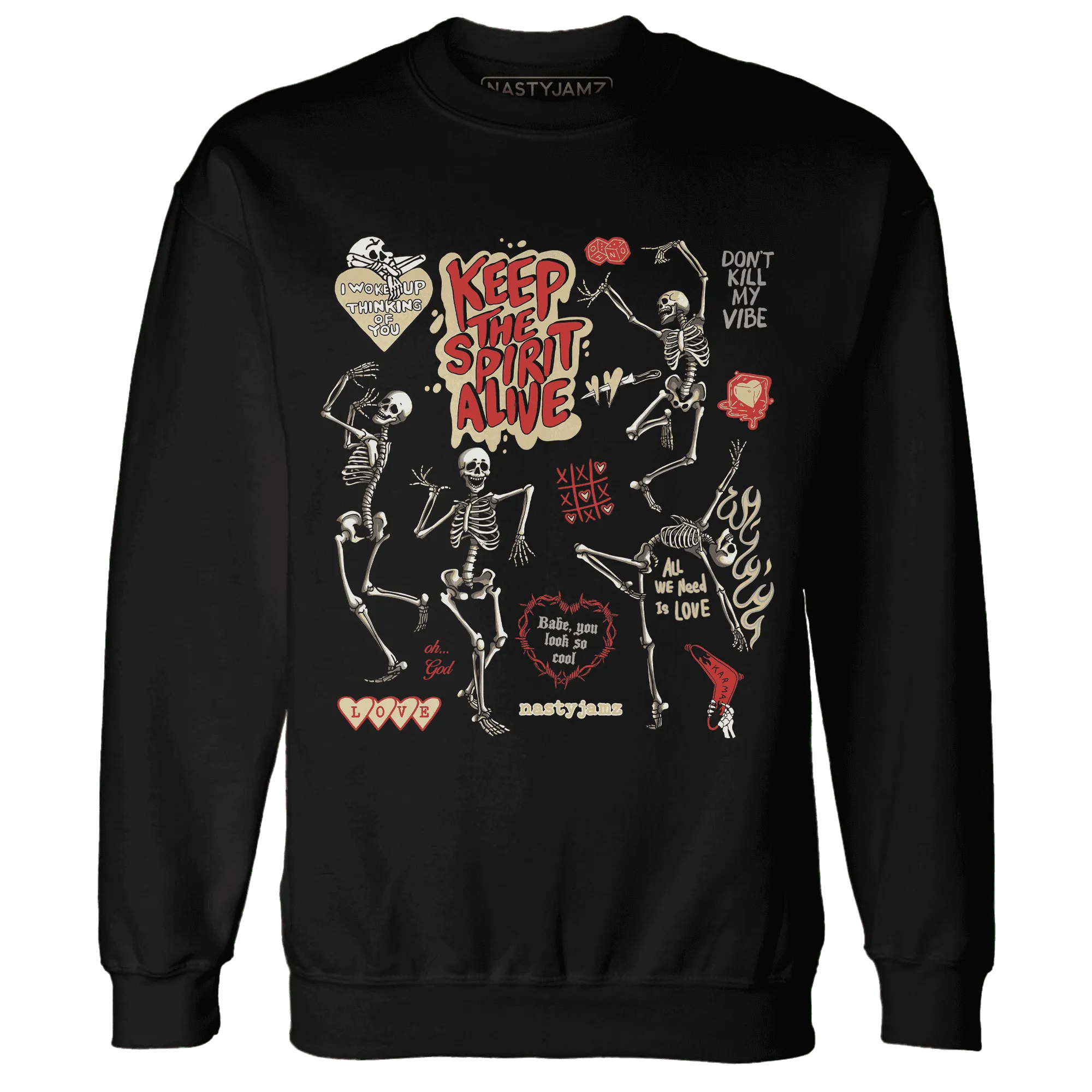 Dunk-Strawberry-Waffle-Sweatshirt-Match-Keep-The-Spirit-Alive