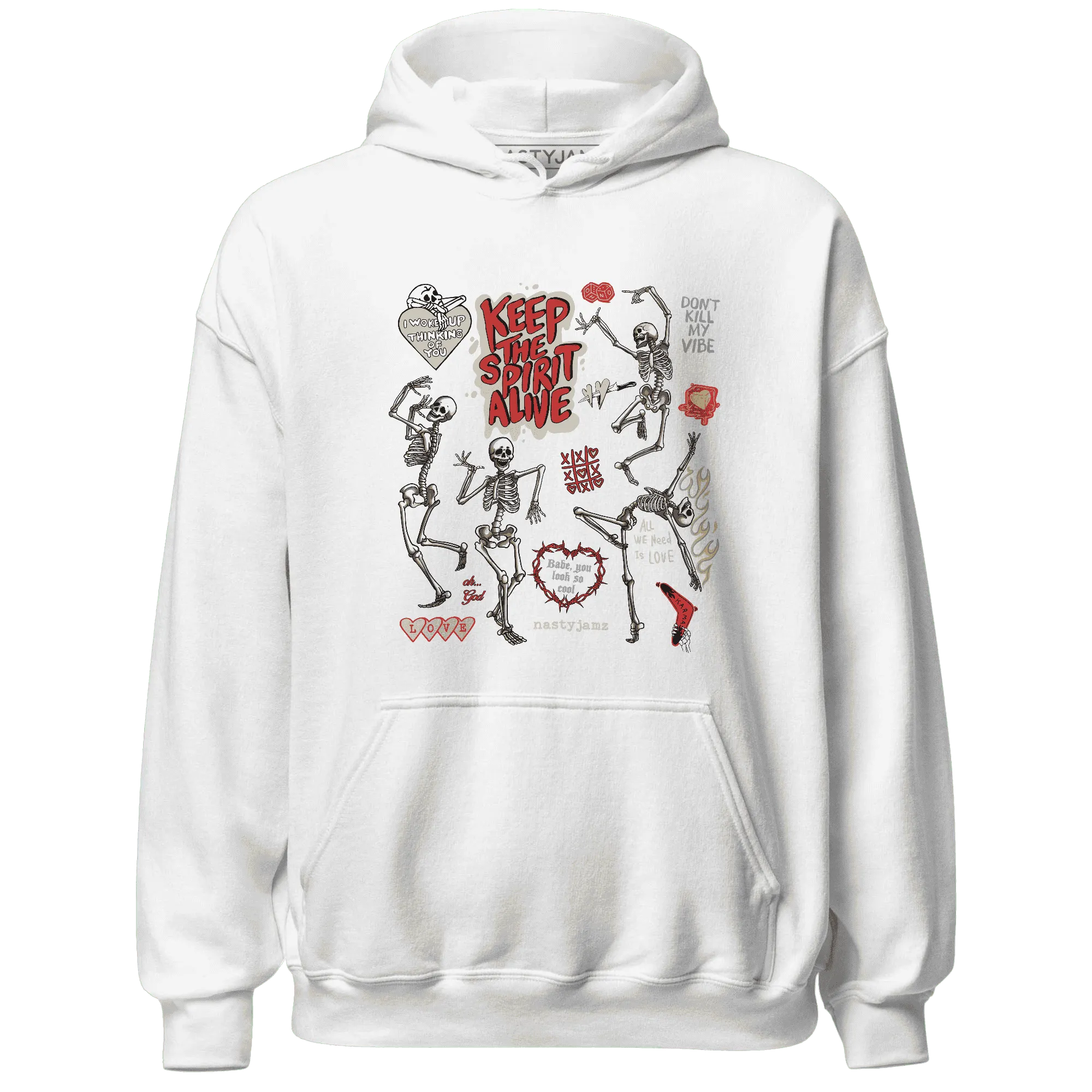 Dunk-Strawberry-Waffle-Hoodie-Match-Keep-The-Spirit-Alive