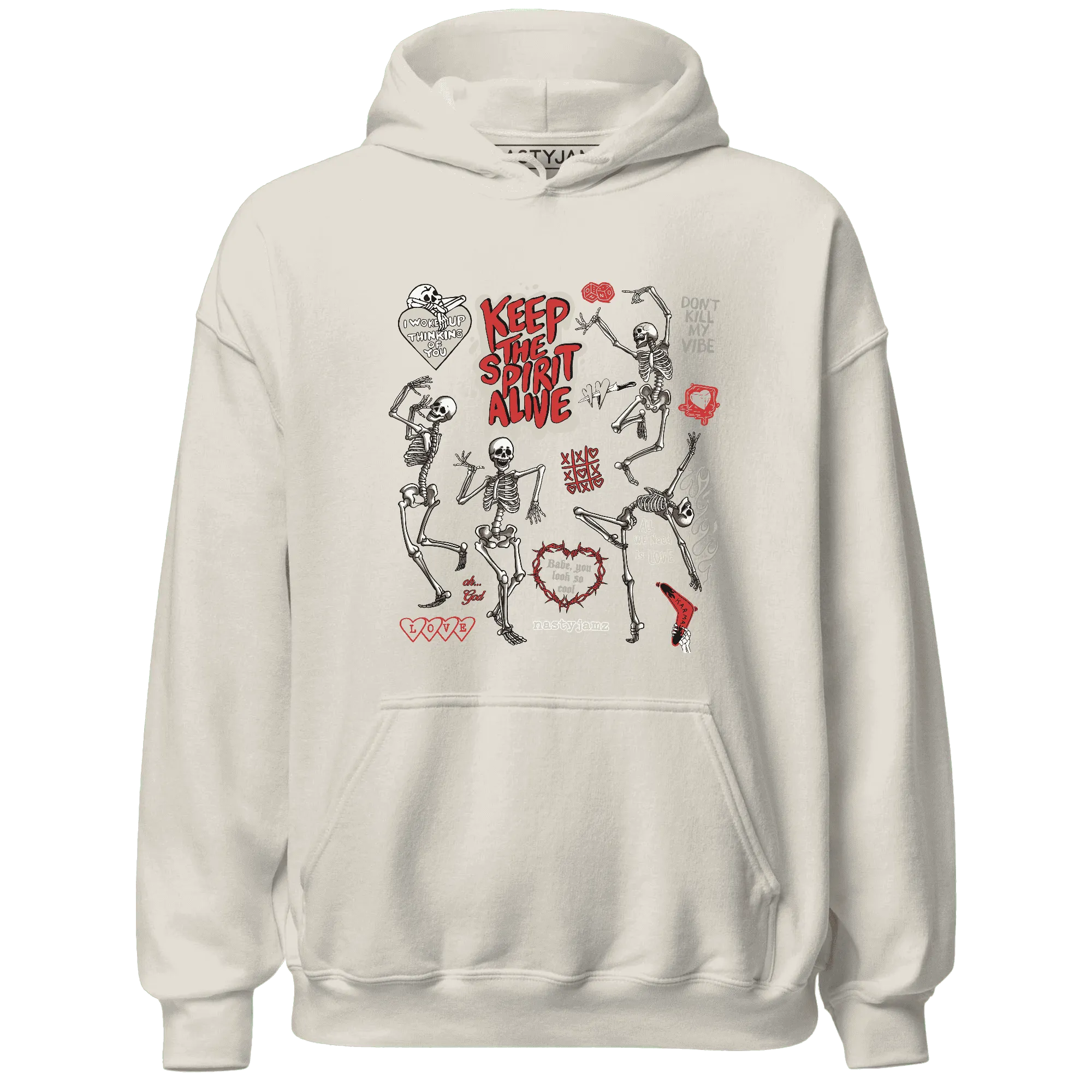 Dunk-Strawberry-Waffle-Hoodie-Match-Keep-The-Spirit-Alive